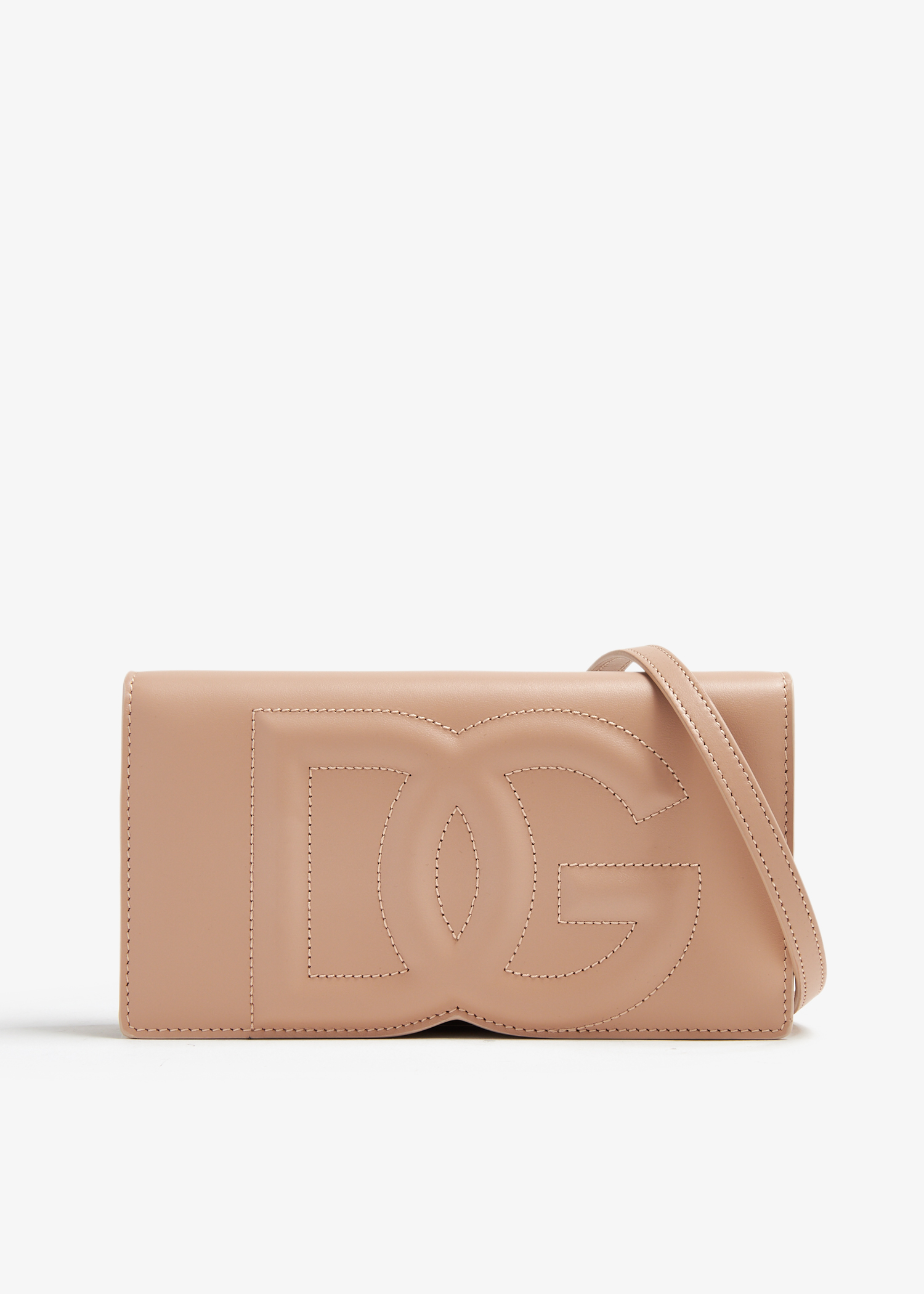 

DG logo phone bag, Beige