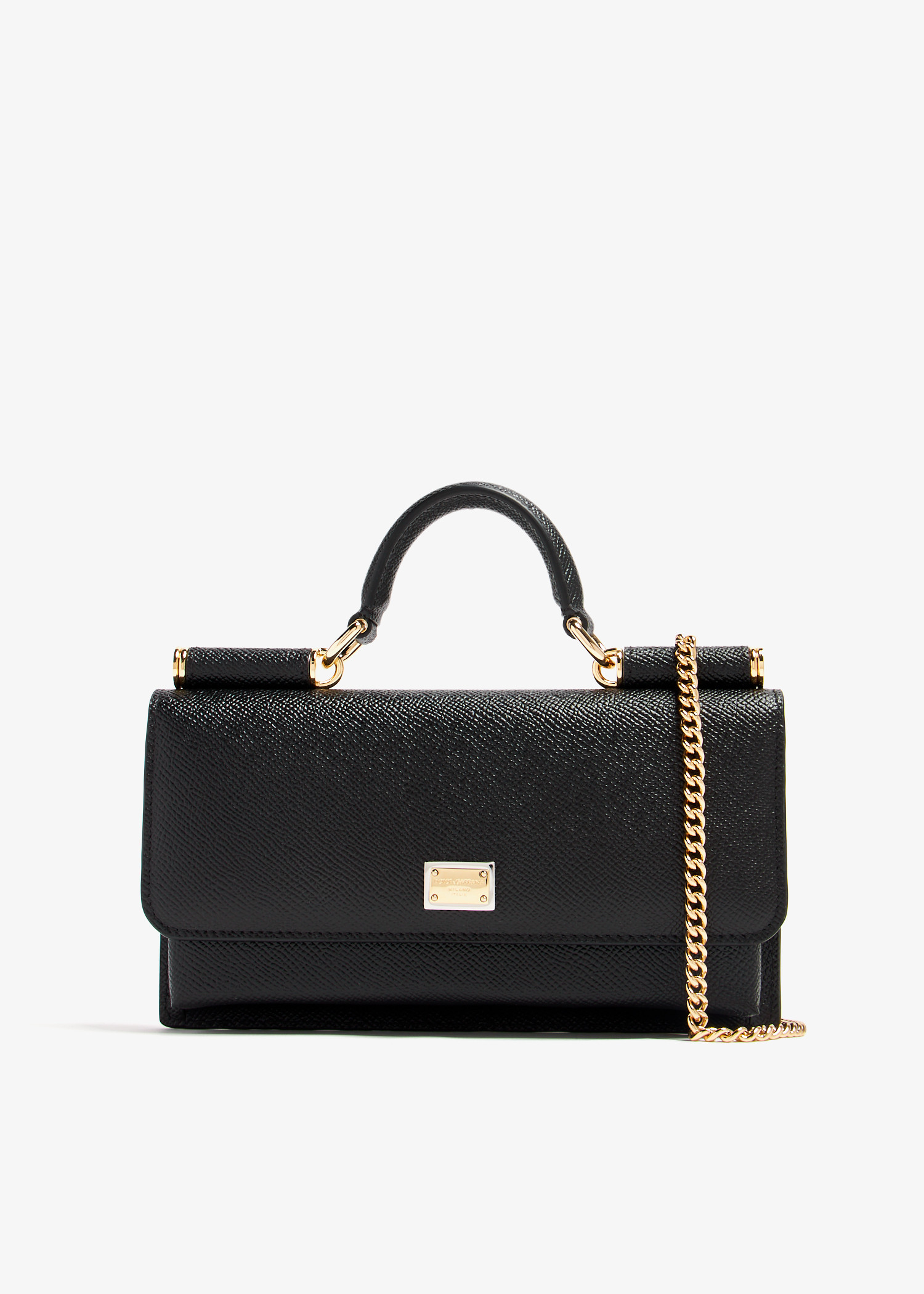 

Dauphine mini top-handle bag, Black