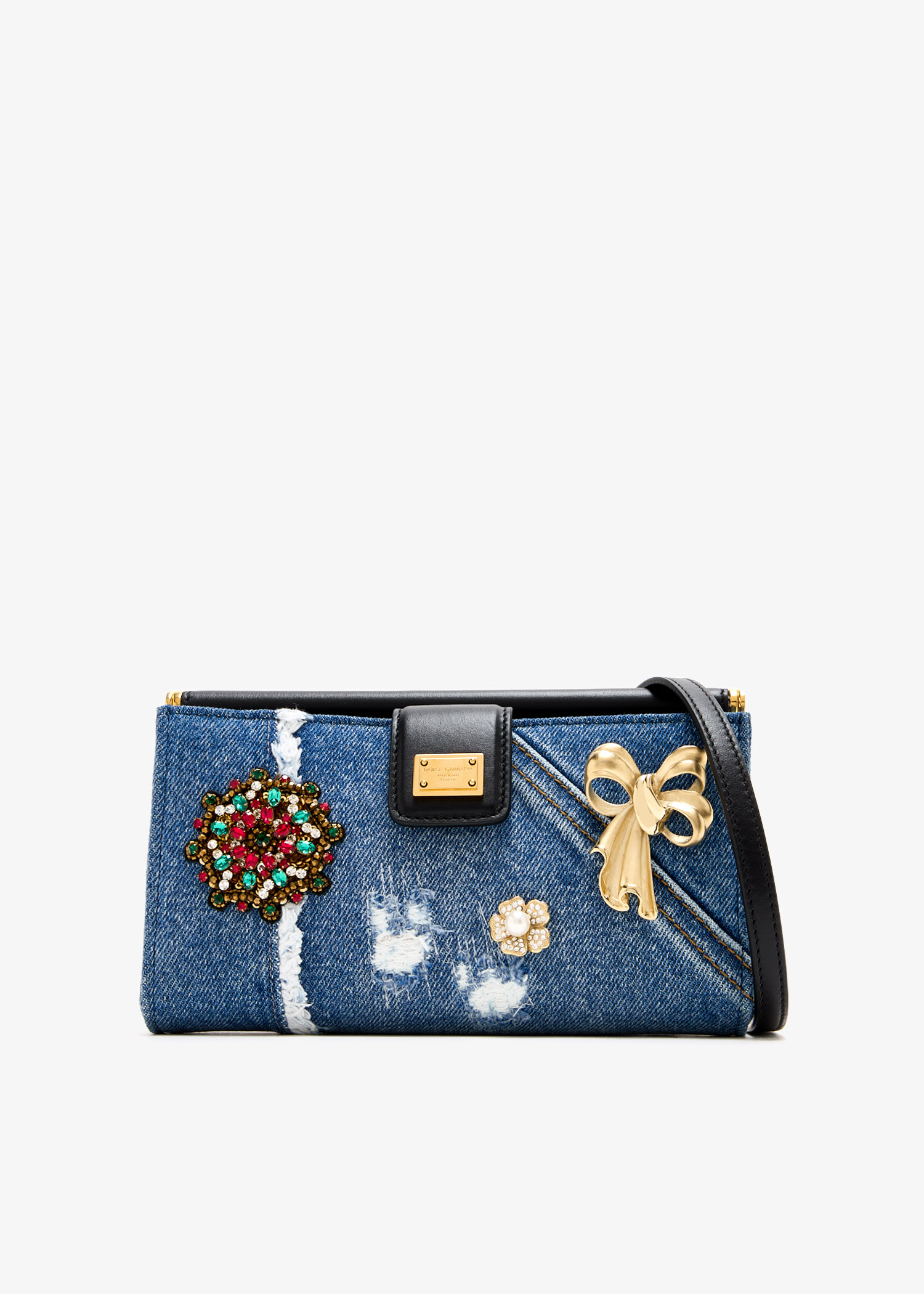 

Sicily Denim phone bag, Blue