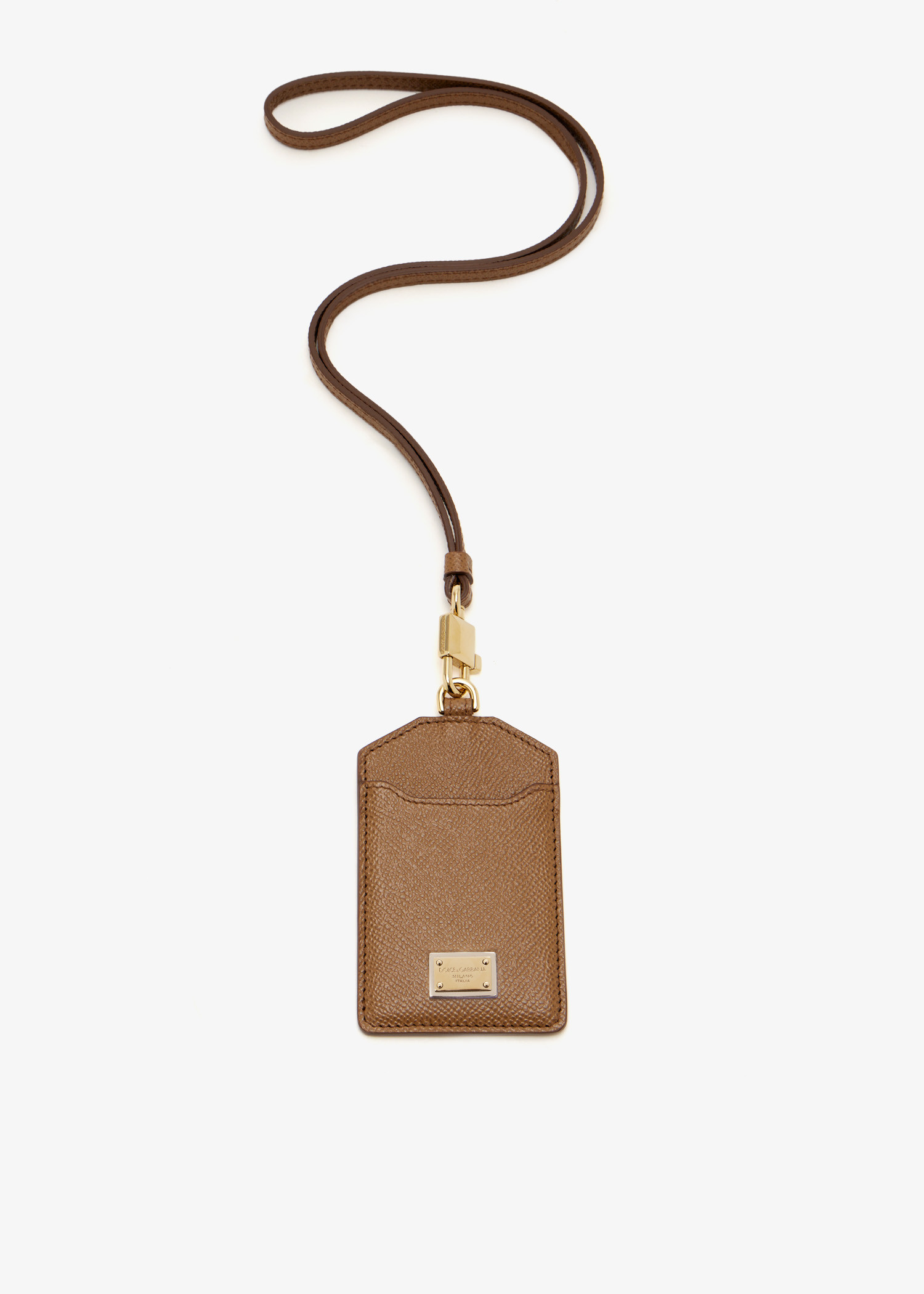 

Dauphine calfskin badge holder, Brown