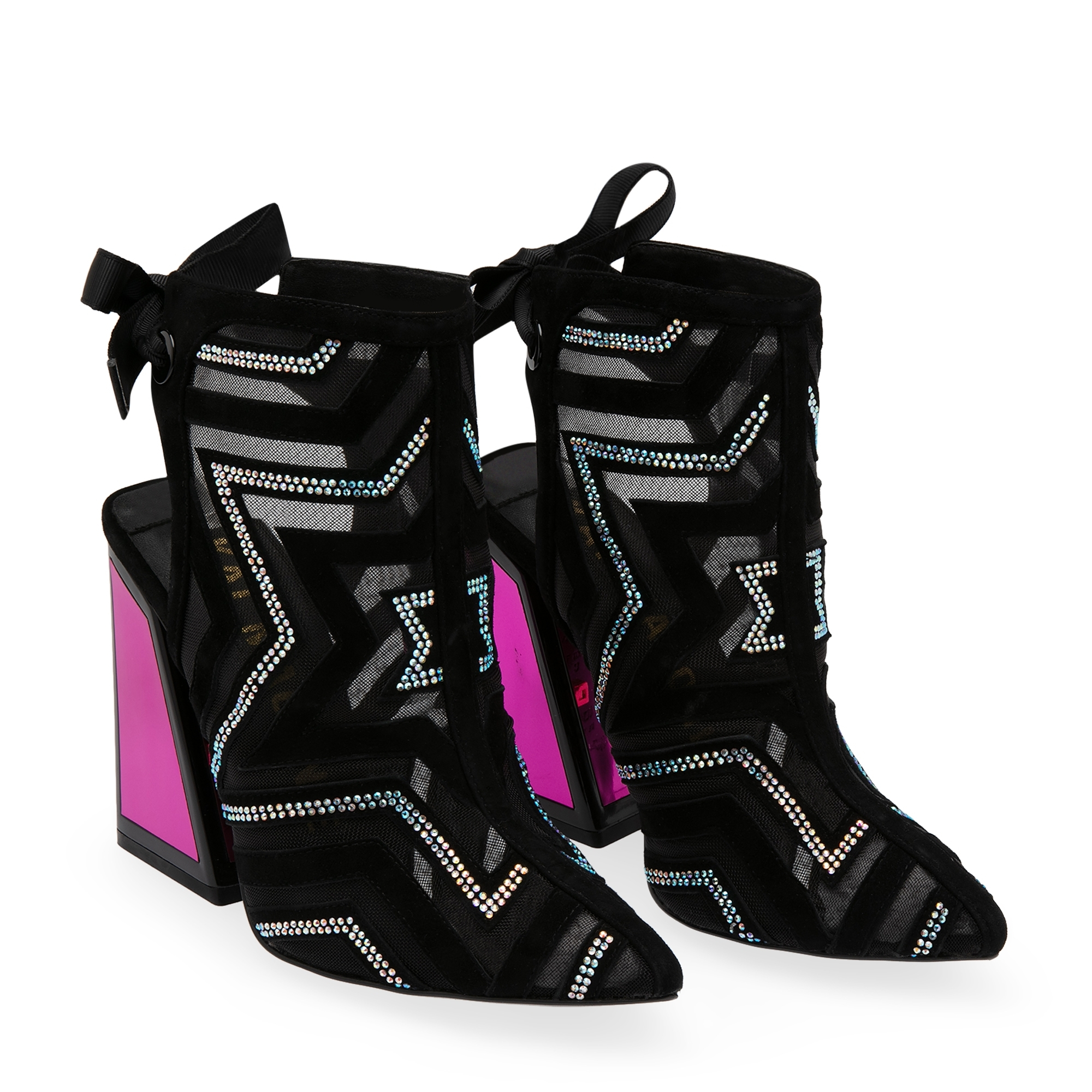 

Bibi mesh boots, Black