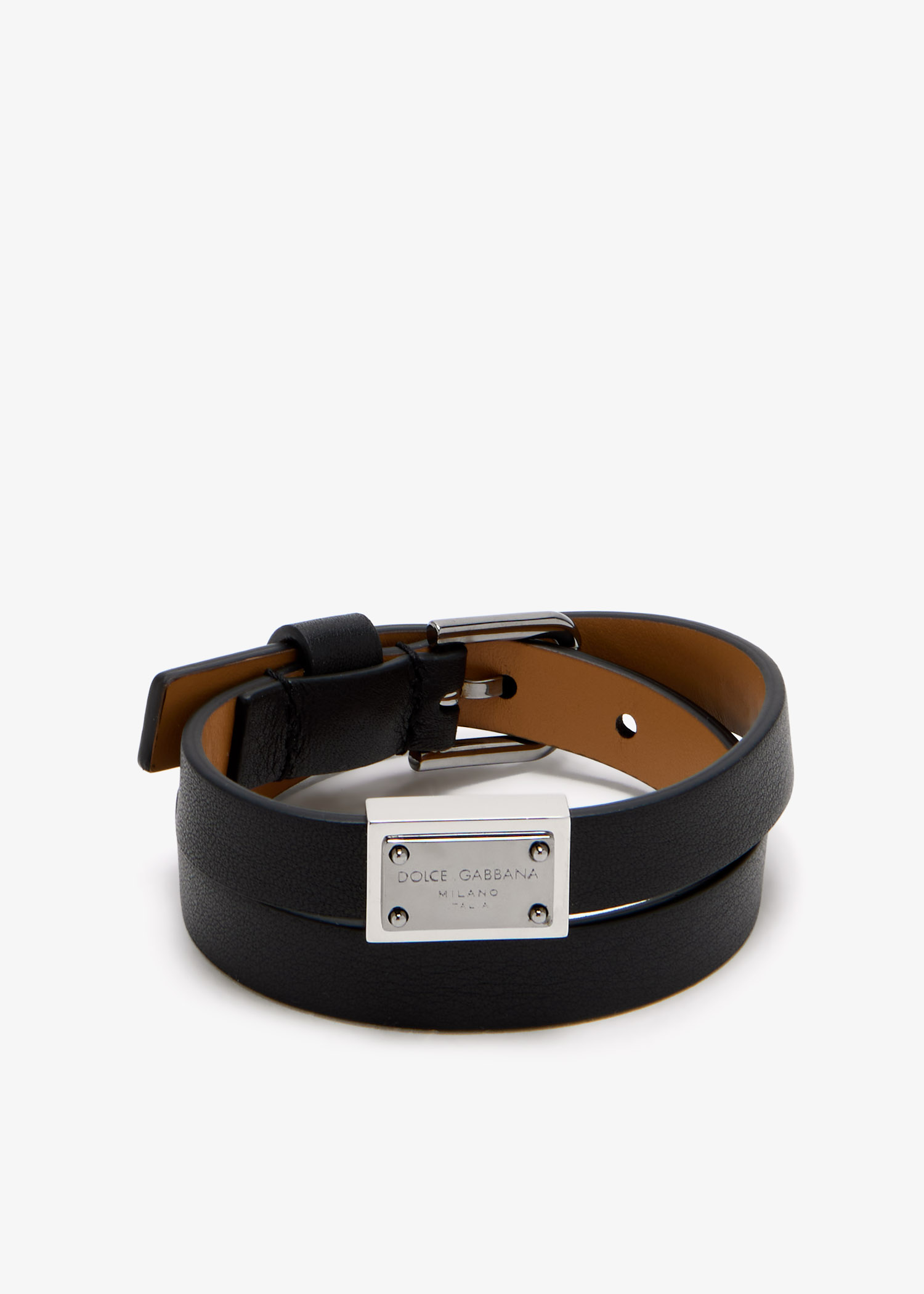 

Logo tag bracelet, Black