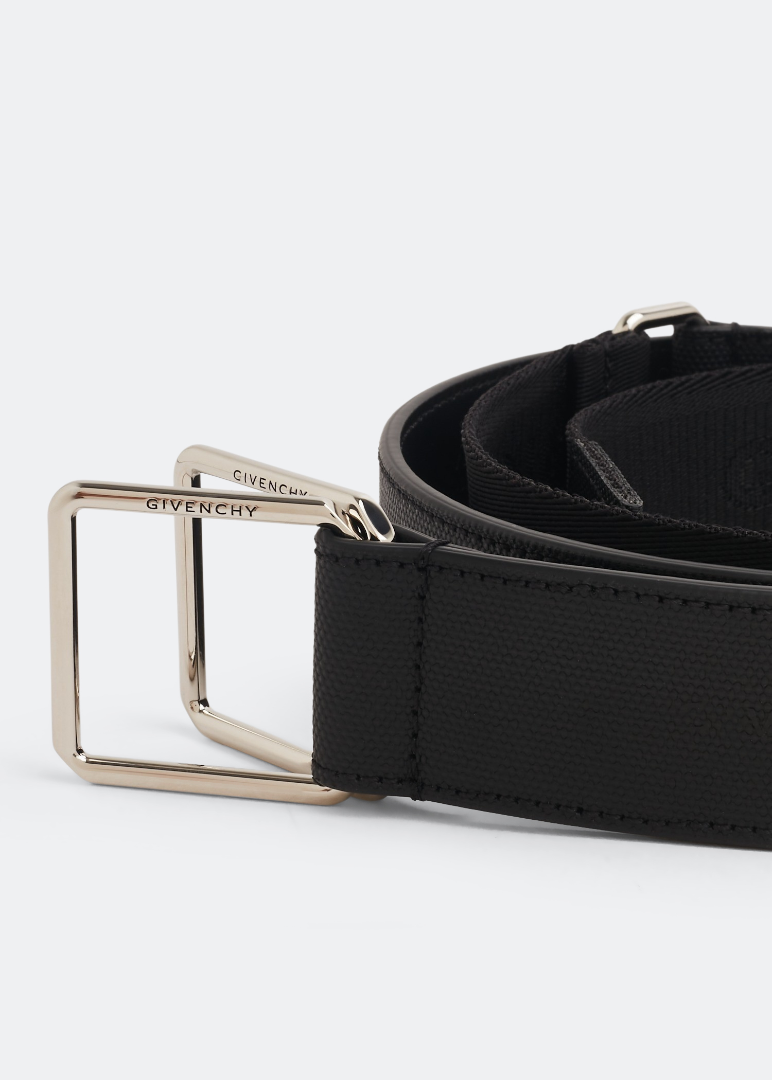 

Double buckle belt, Black
