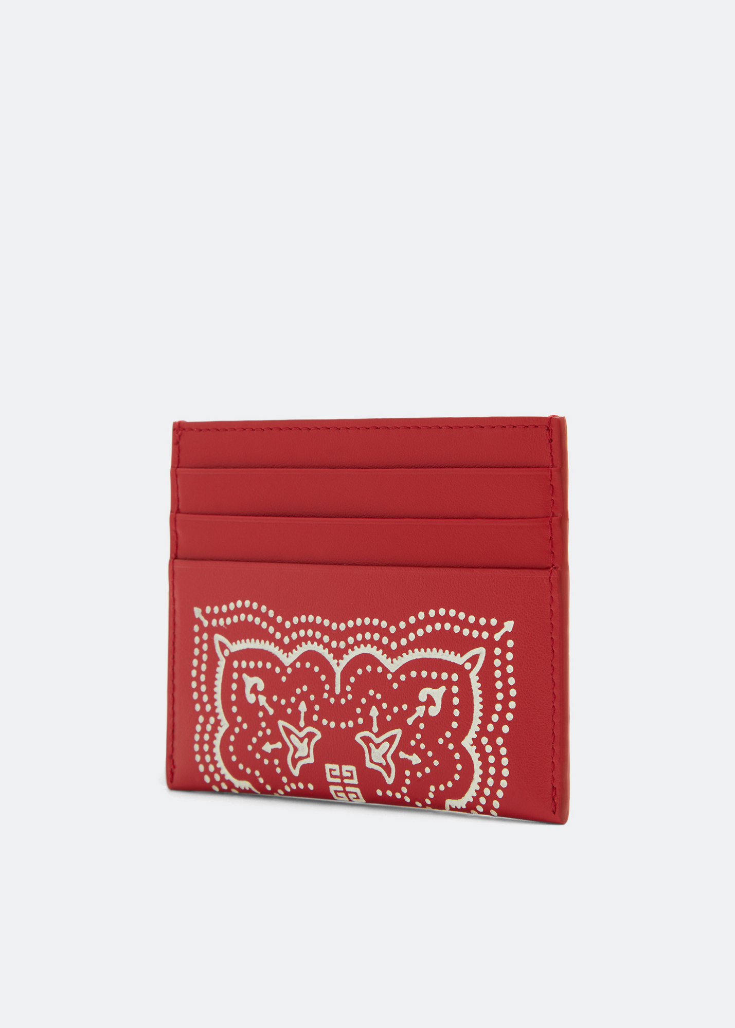 

Bandana print cardholder, Red