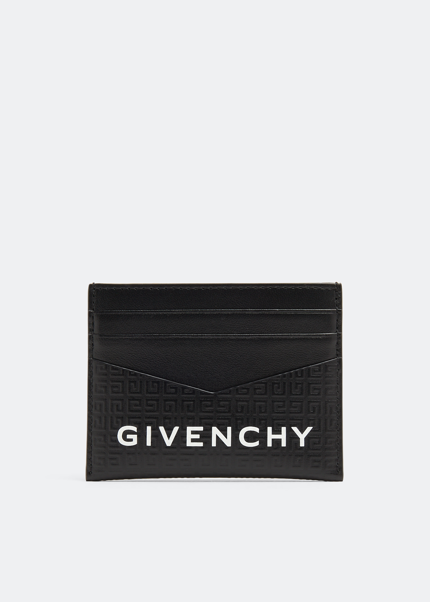 

4G leather cardholder, Black