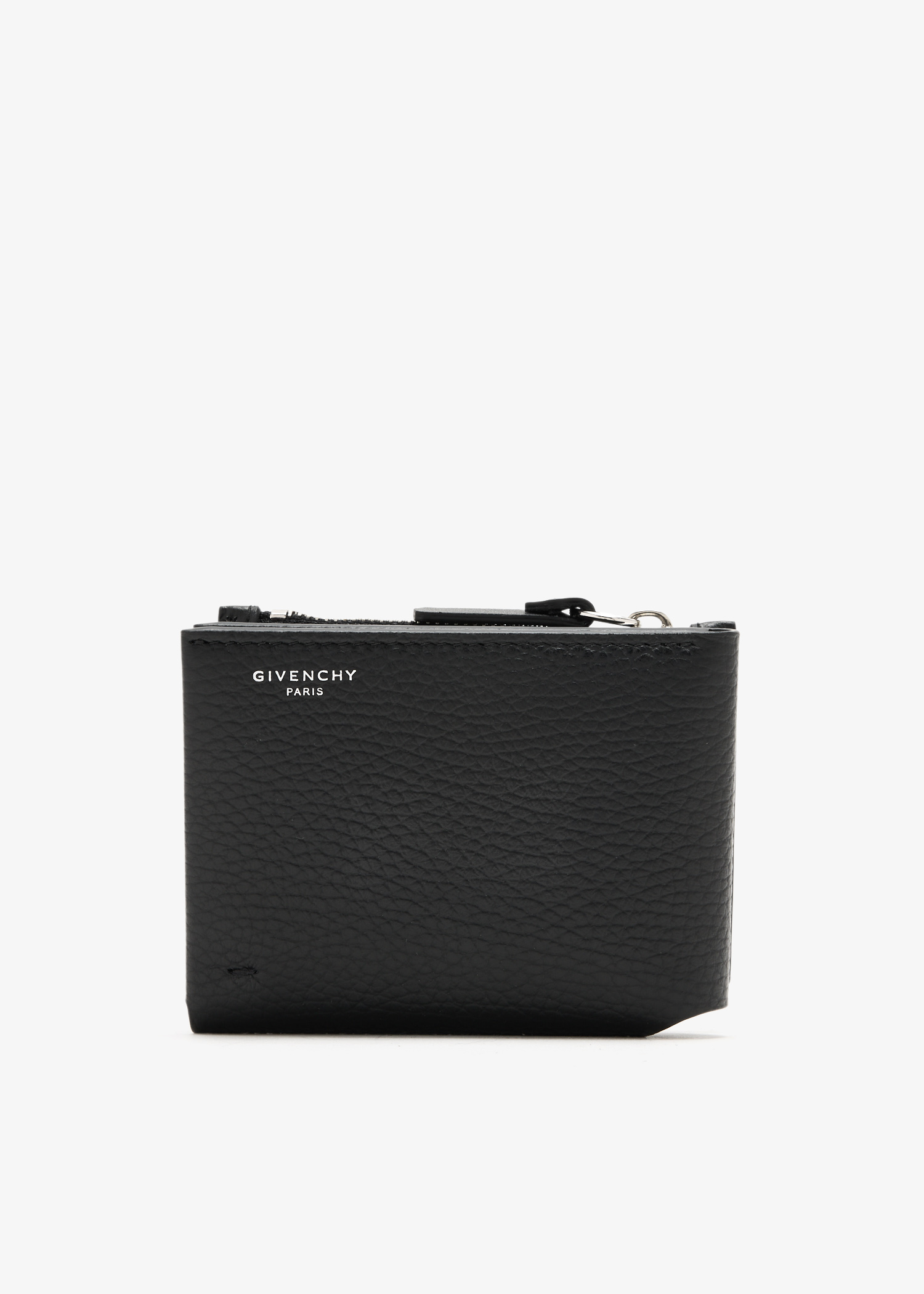 

Folded trifold wallet, Black