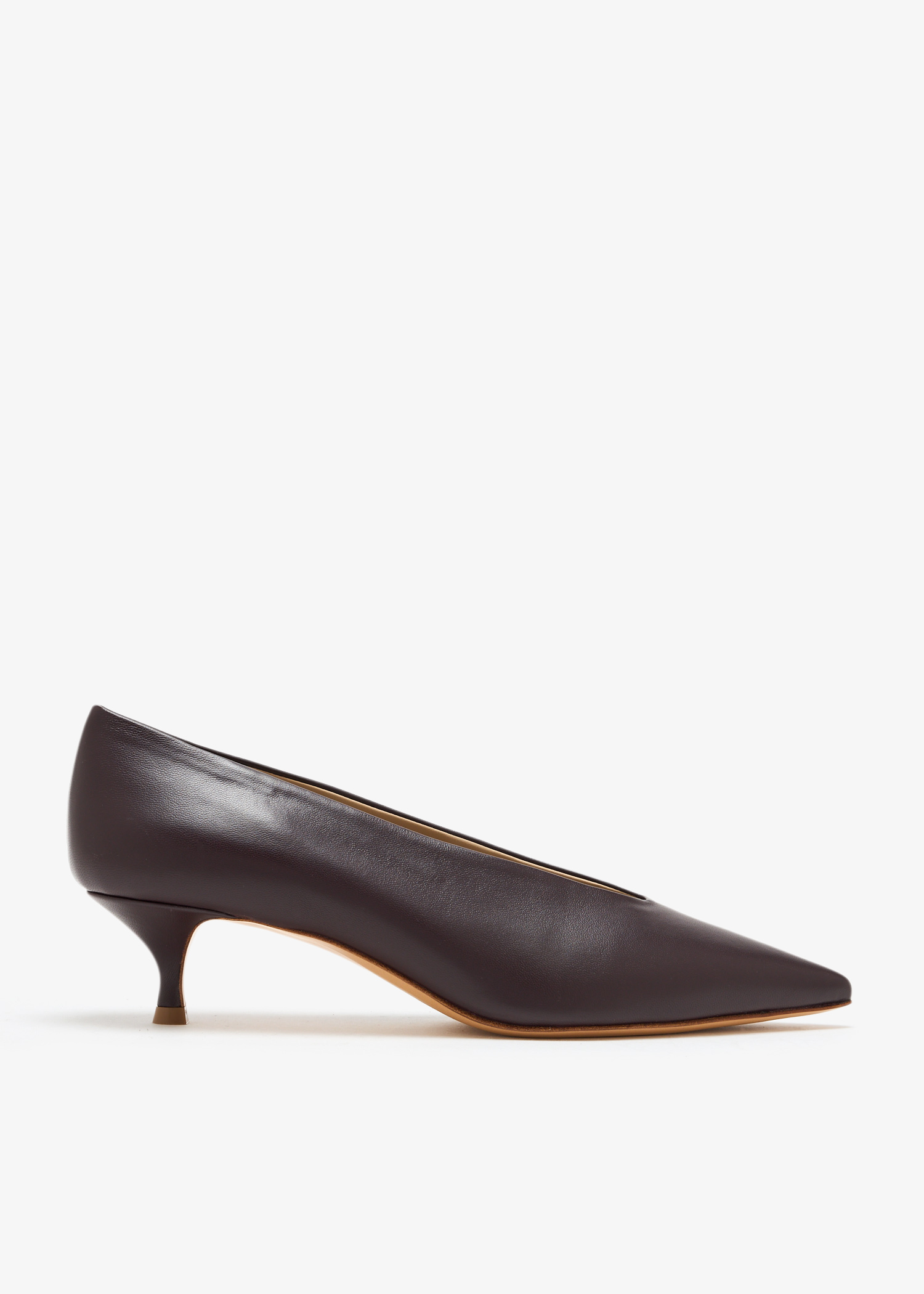 

Babouche kitten pumps, Brown