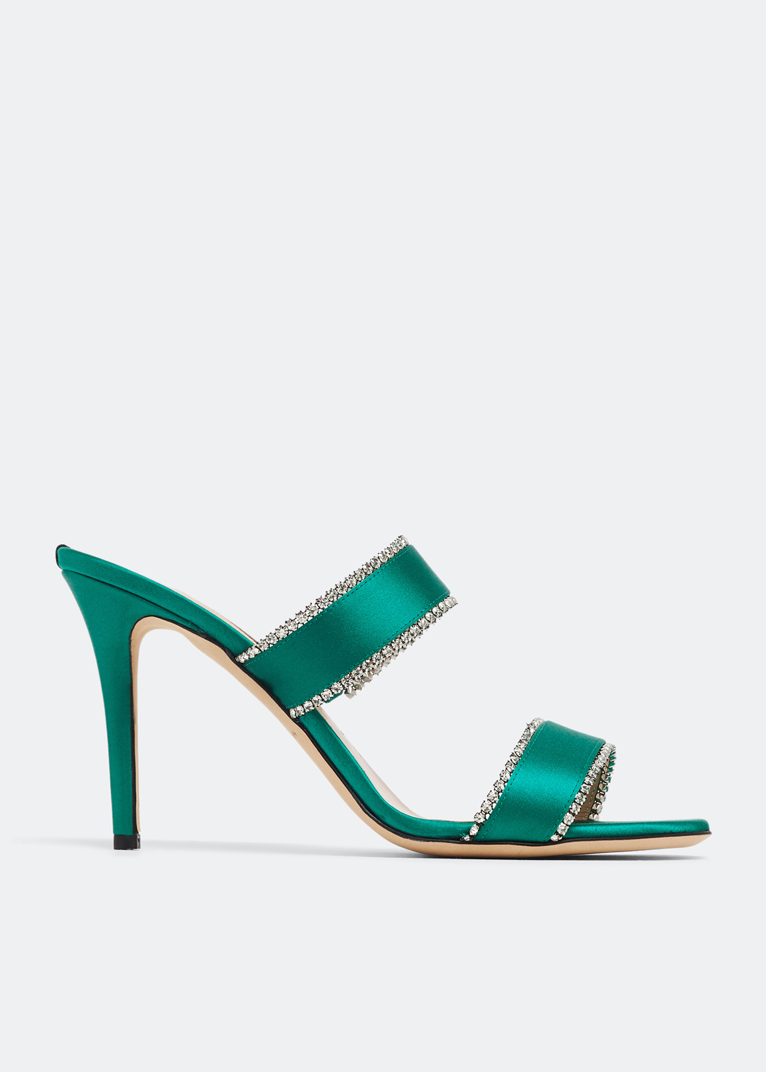 

Blossom Bis mules, Green