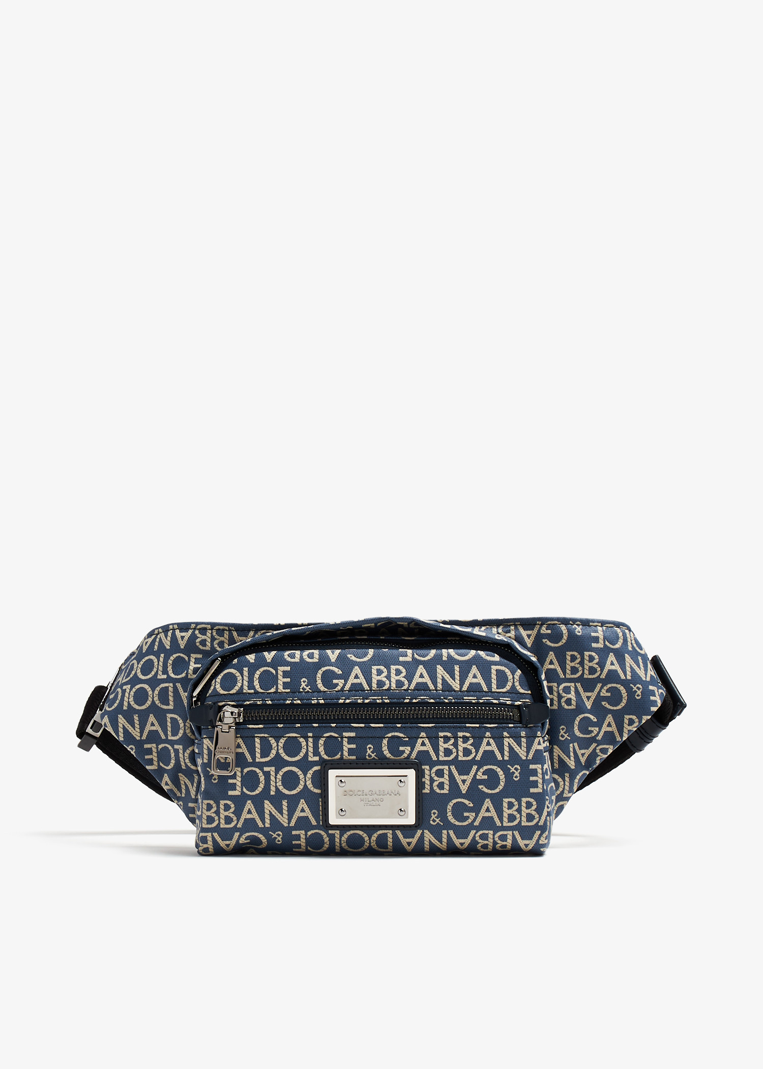 

Small jacquard belt bag, Blue