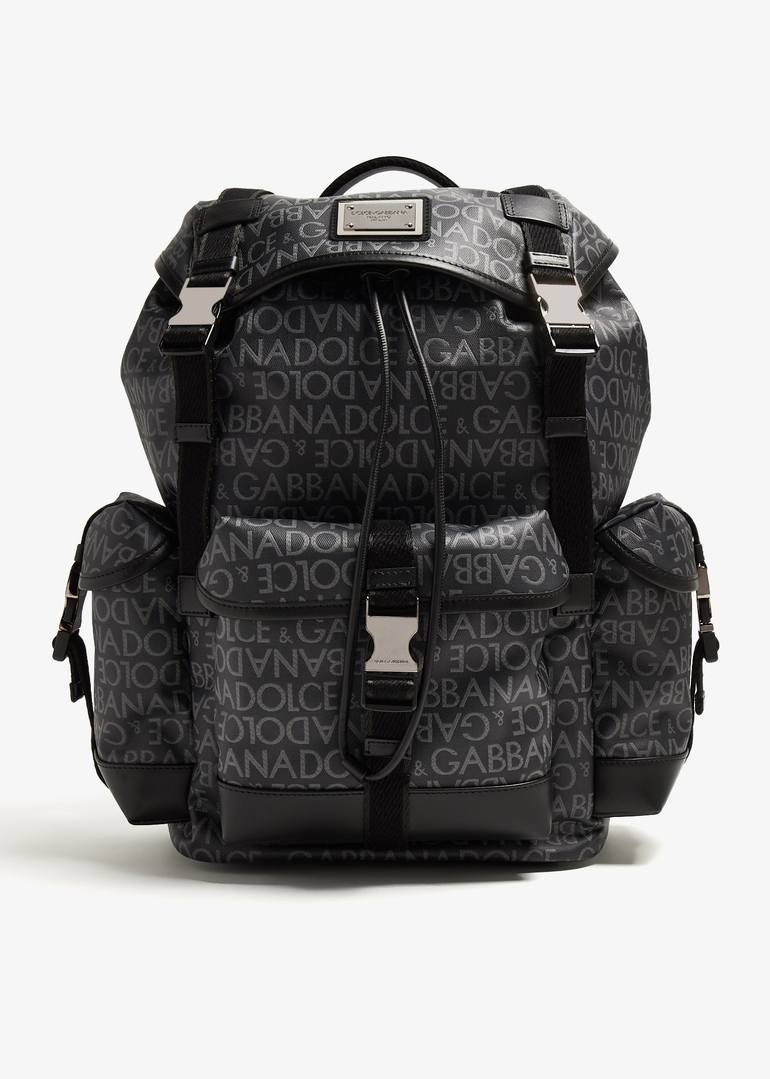 

Jacquard backpack, Black