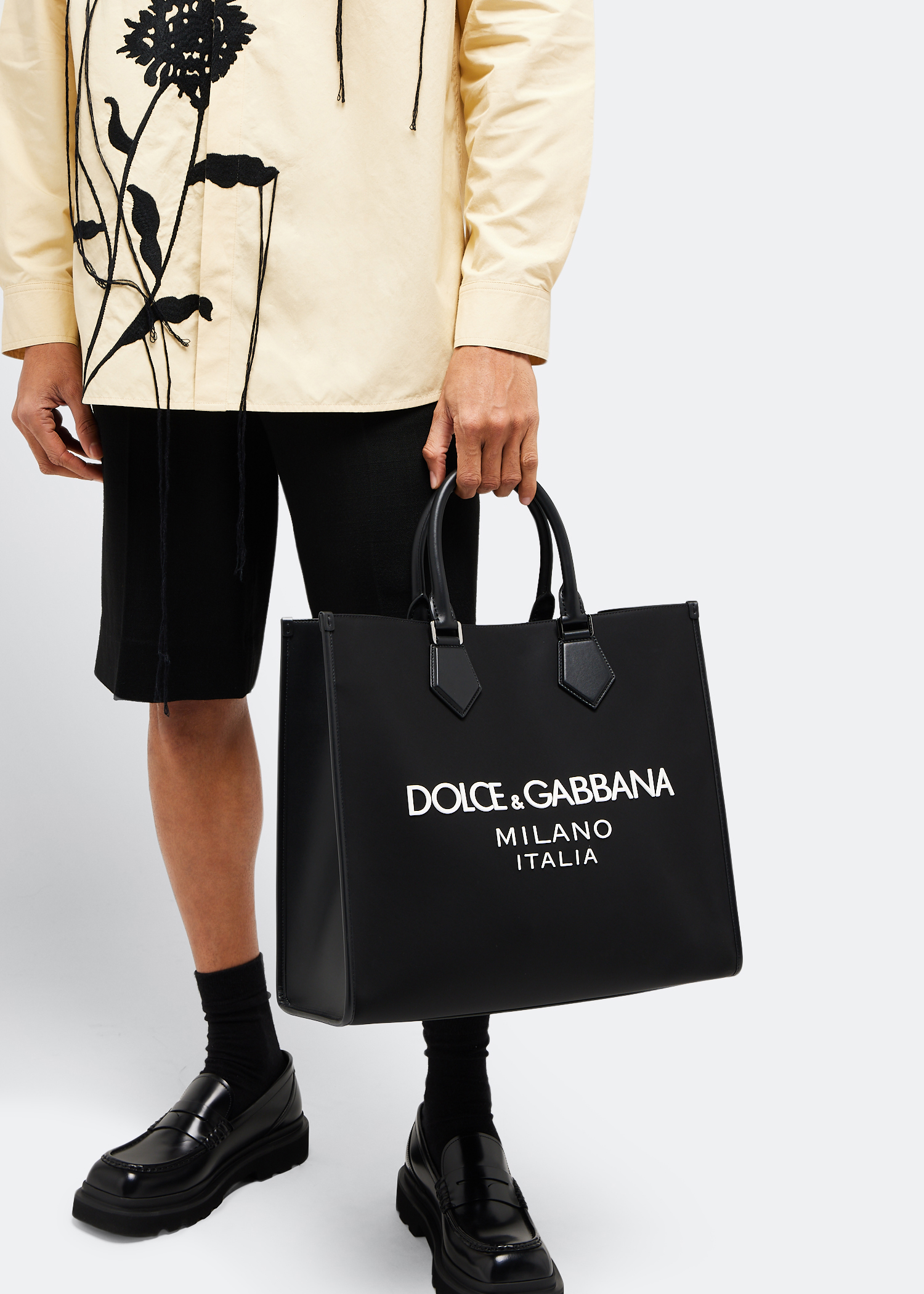 

Logo large shopper bag, Black