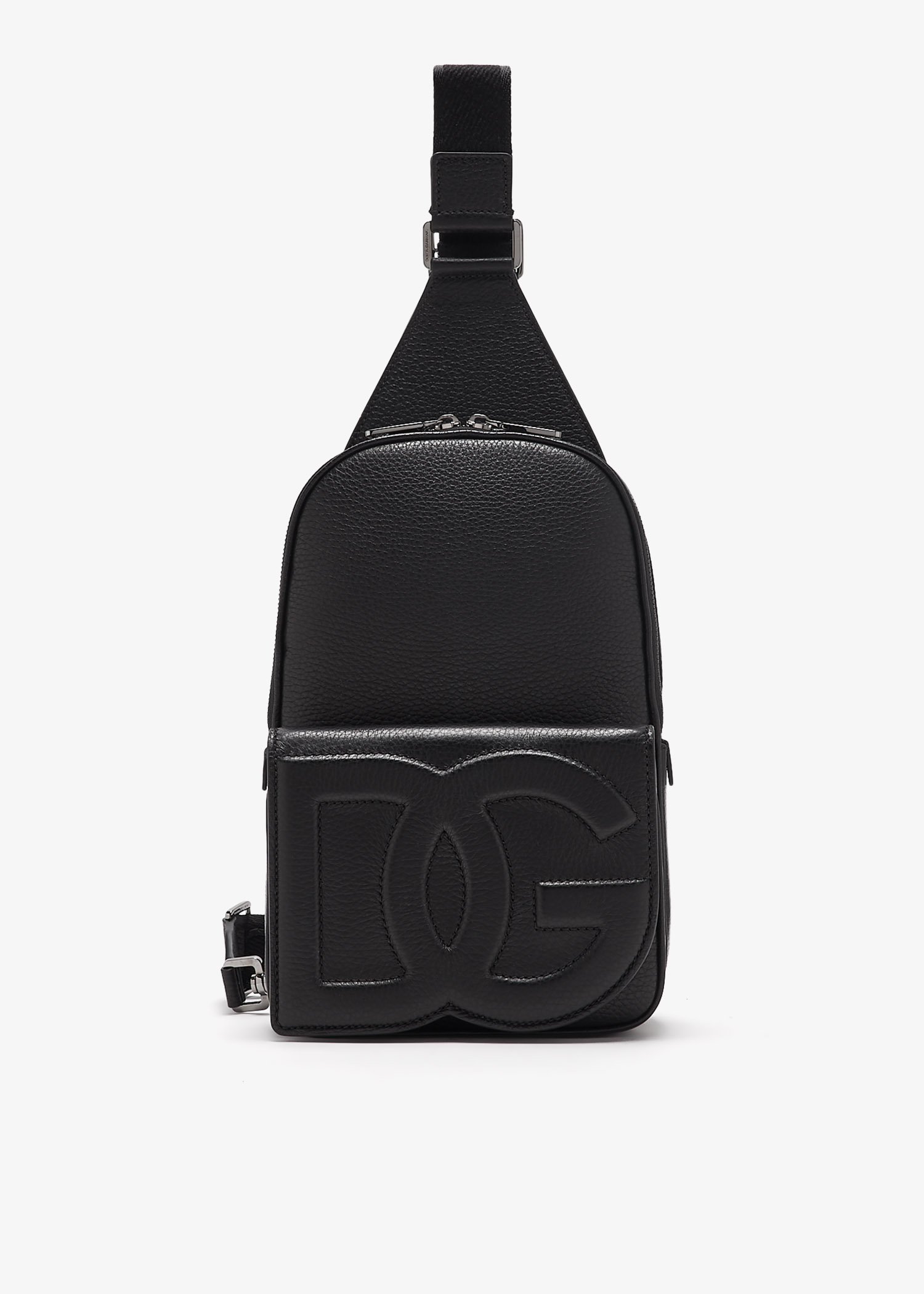 

Deerskin backpack with strap, Black