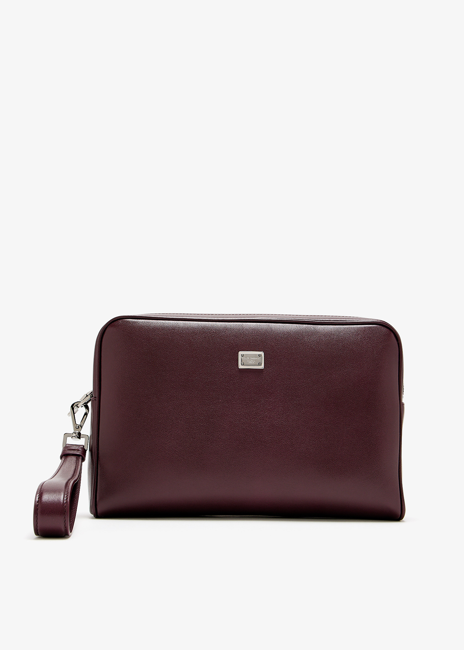 

Calfskin pouch, Burgundy