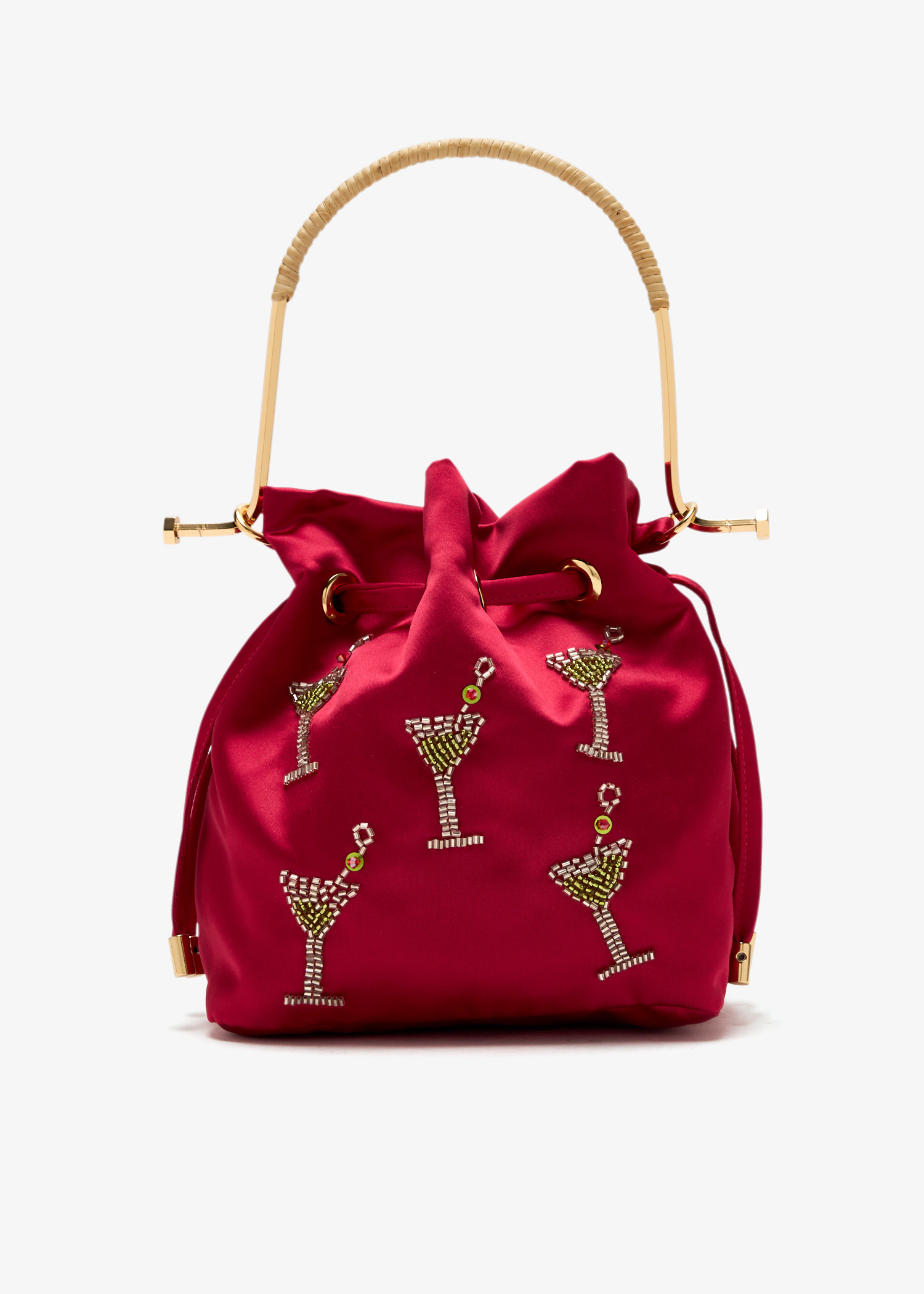 

Bel Cetim bag, Red