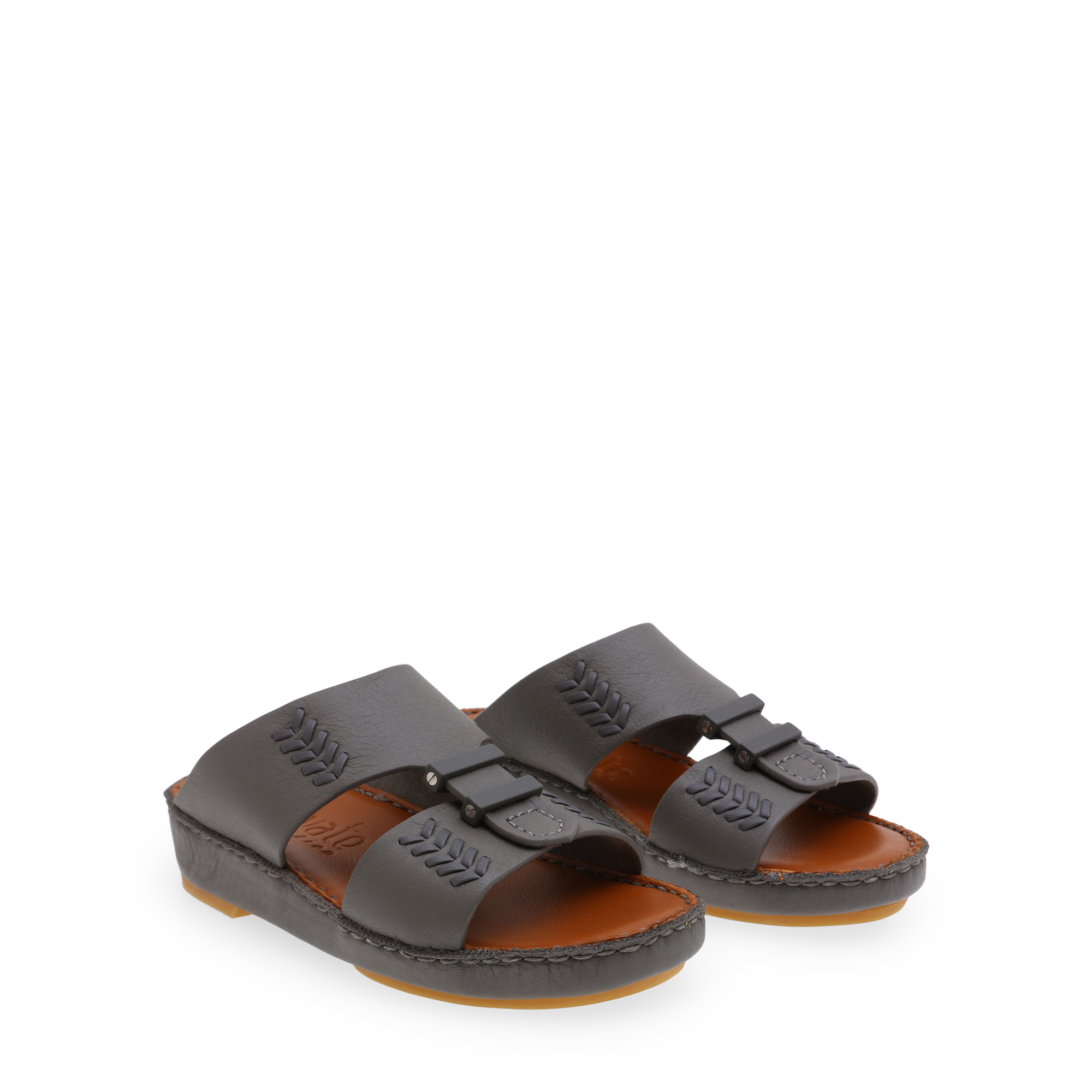 

Arabic leather sandals, Grey