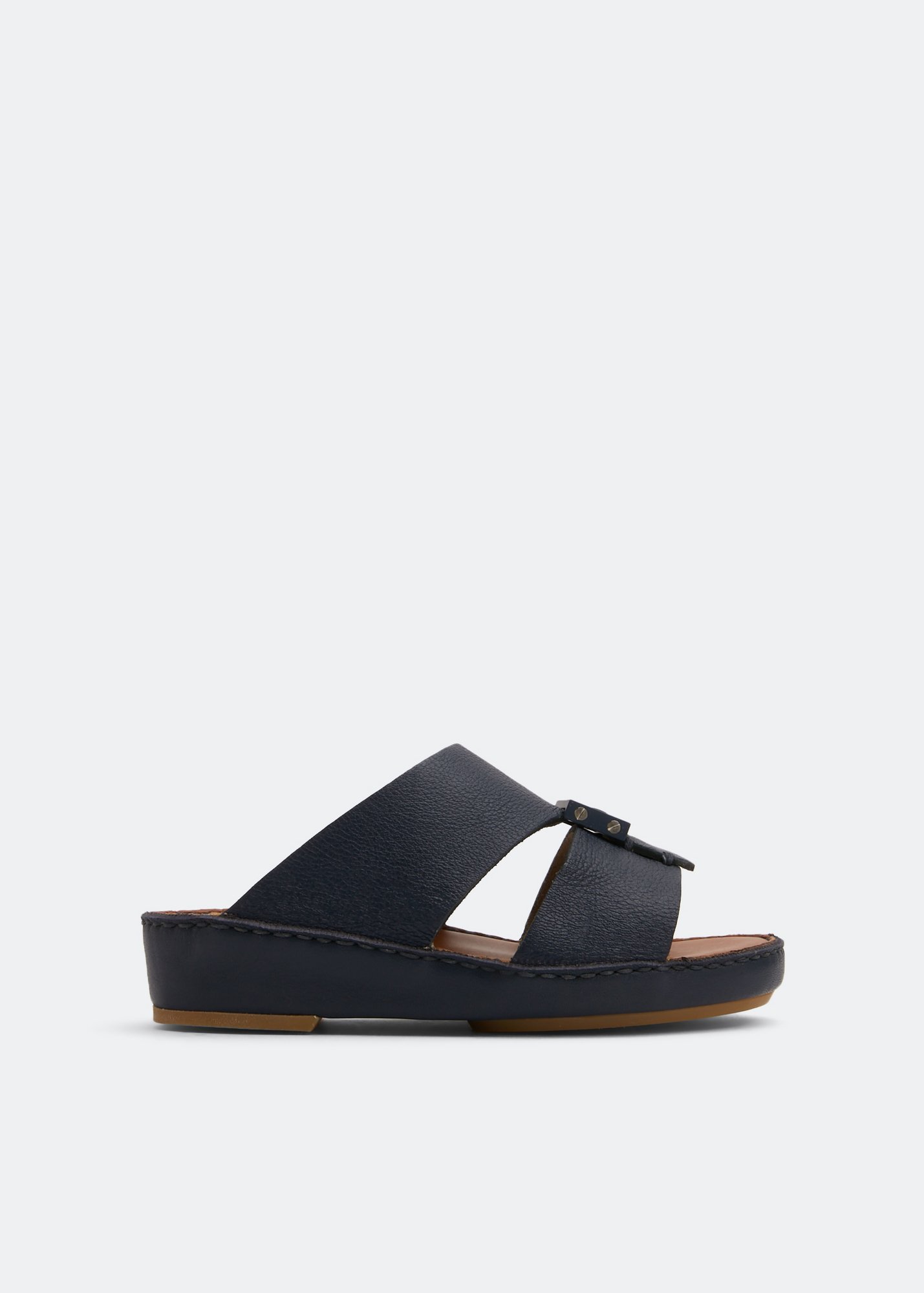 

Arabic leather sandals, Blue