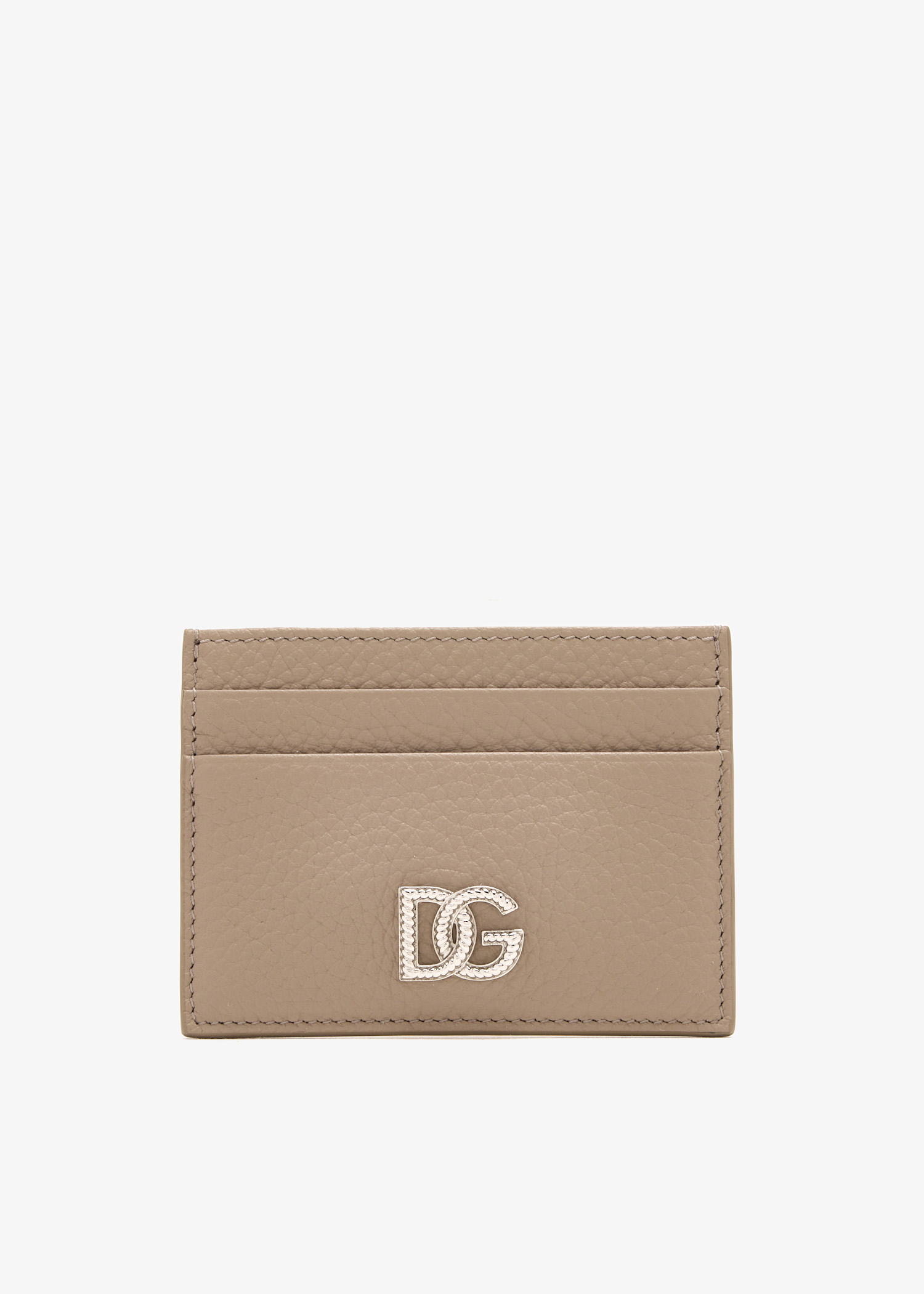 

DG logo cardholder, Taupe