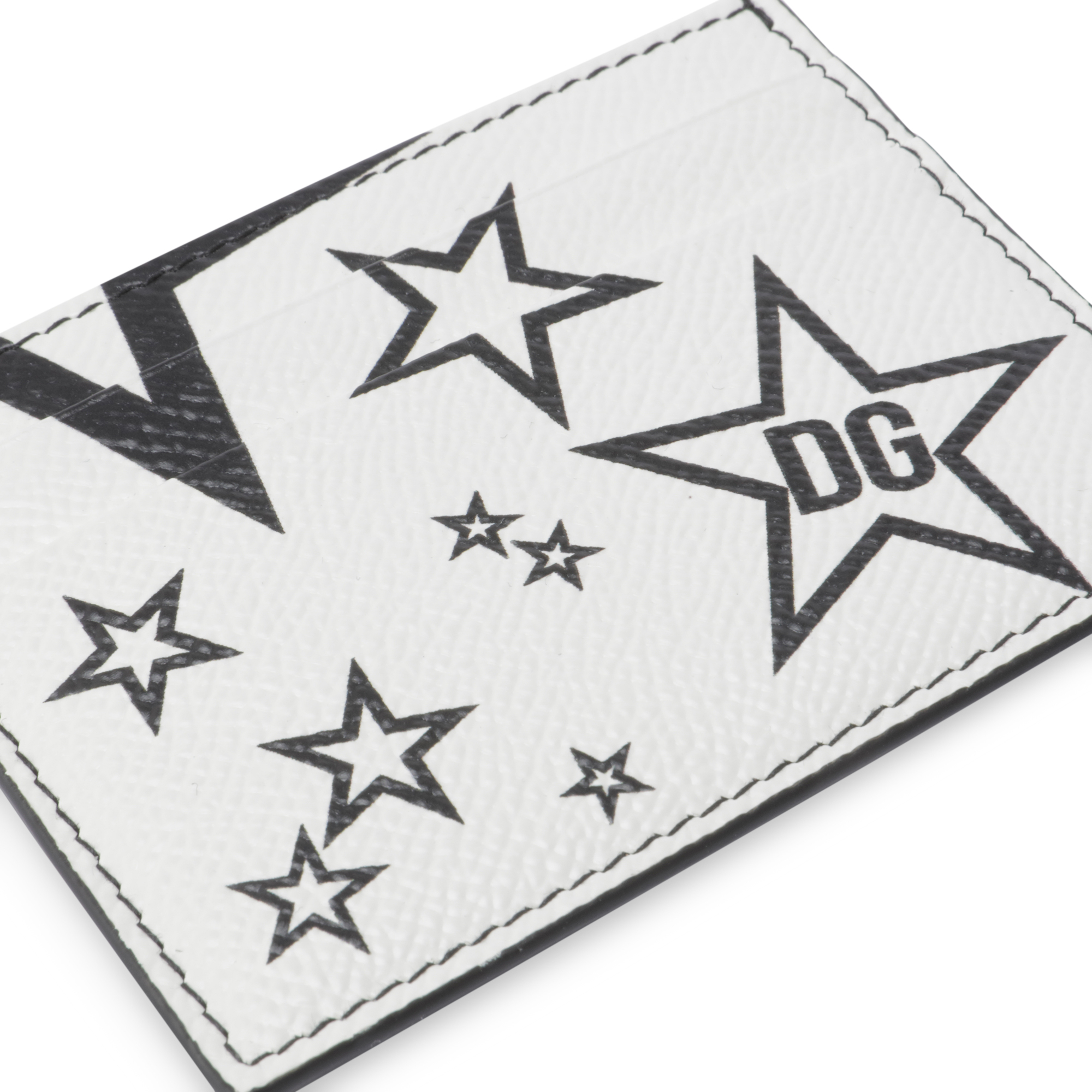 

Dauphine printed cardholder, White