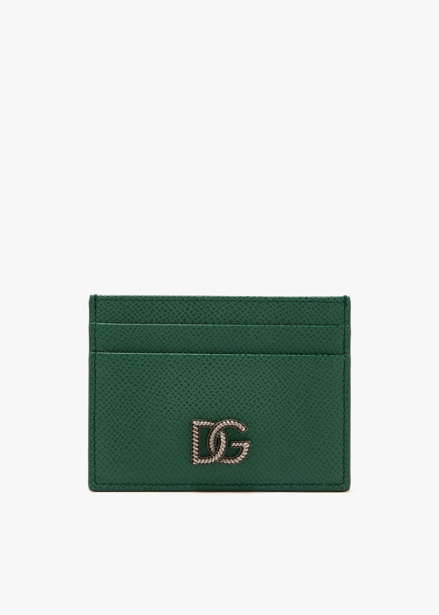 

Calfskin card holder, Green