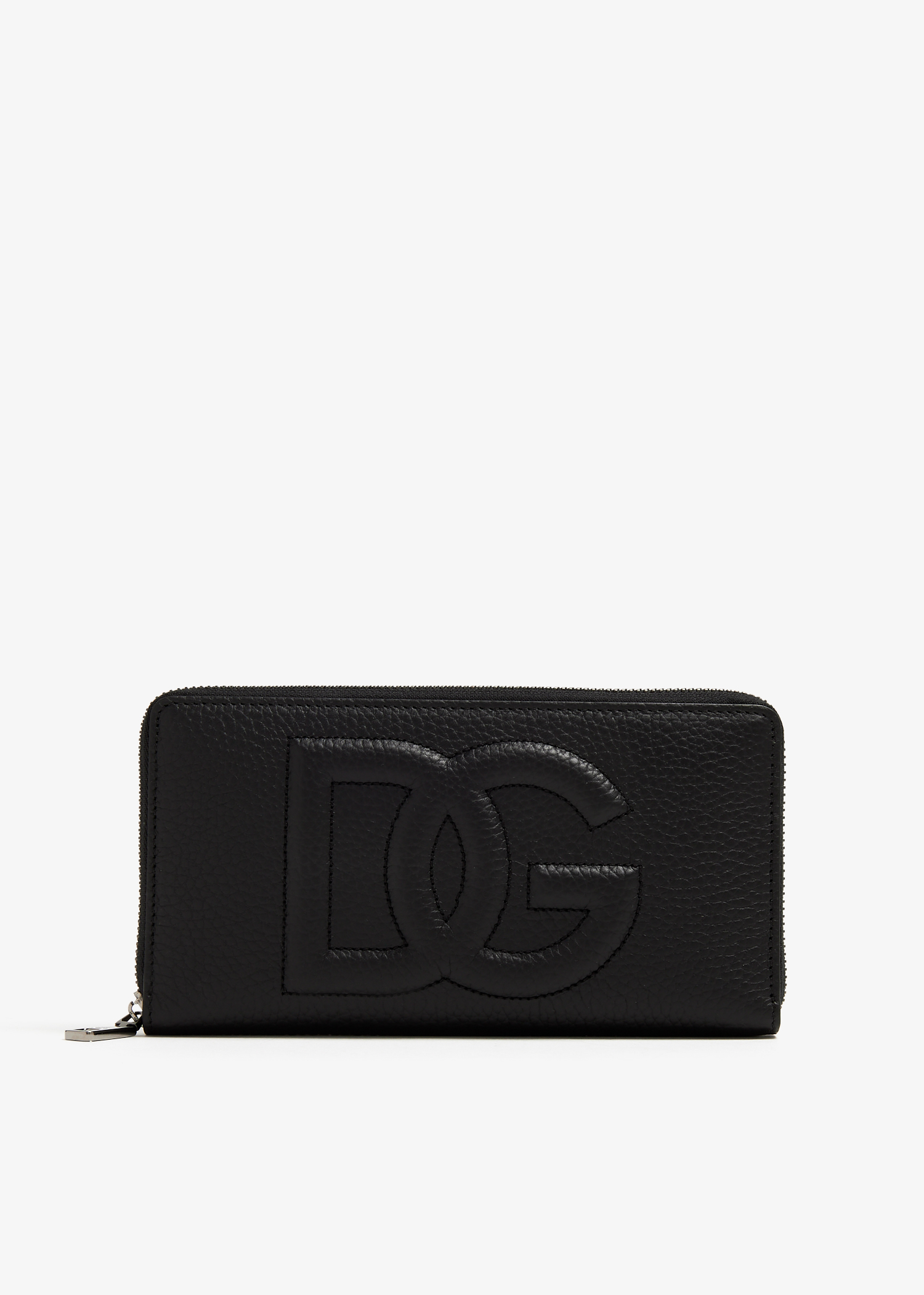 

Zip-around DG Logo wallet, Black