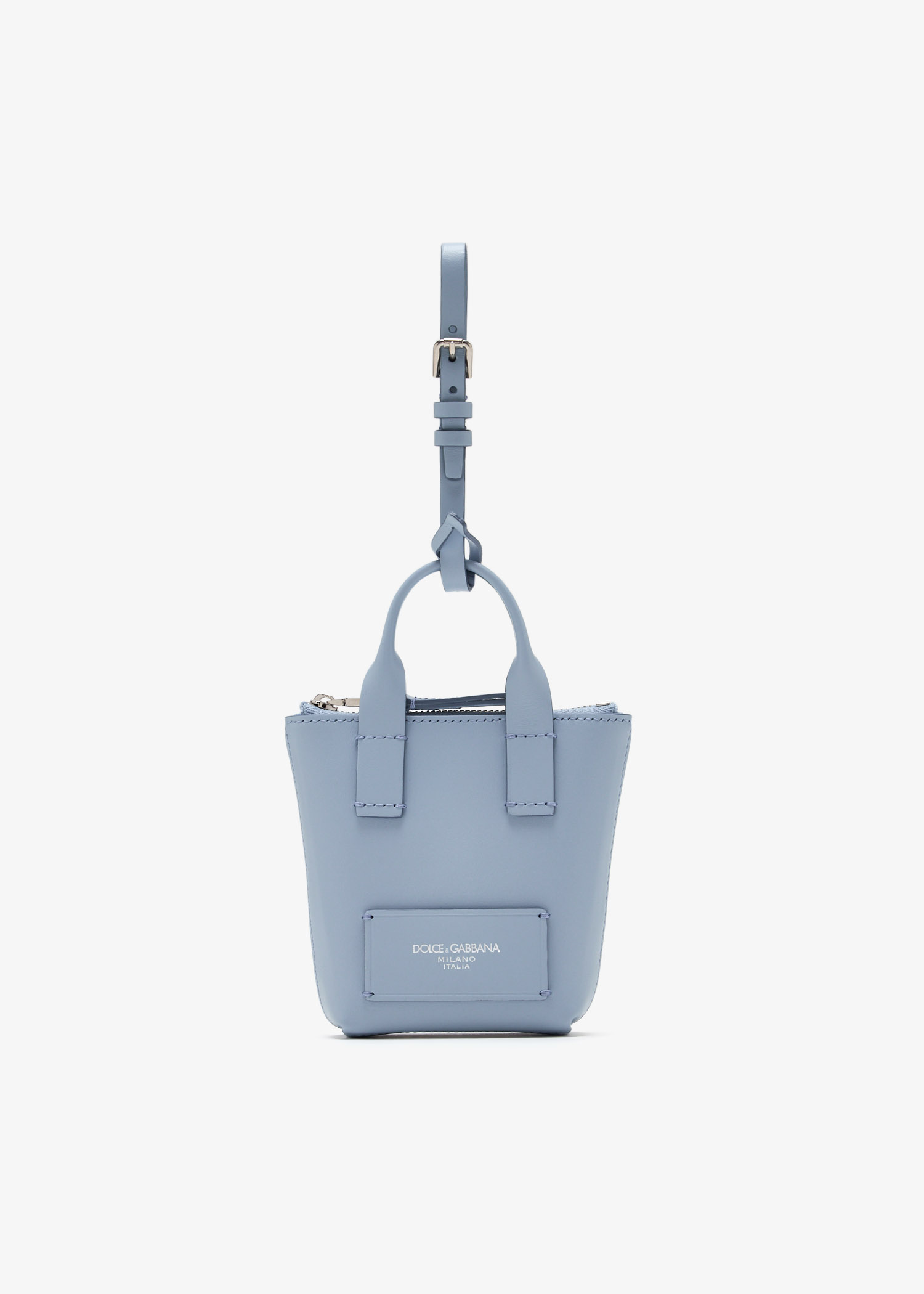 

Adamo mini bag charm, Blue