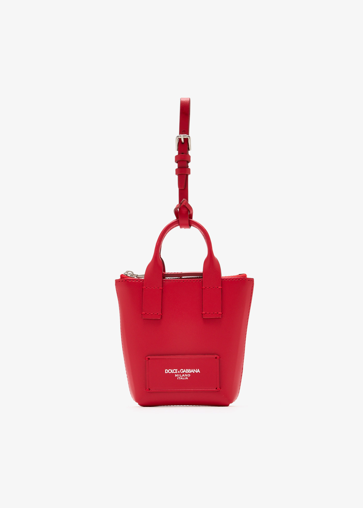 

Adamo mini bag charm, Red