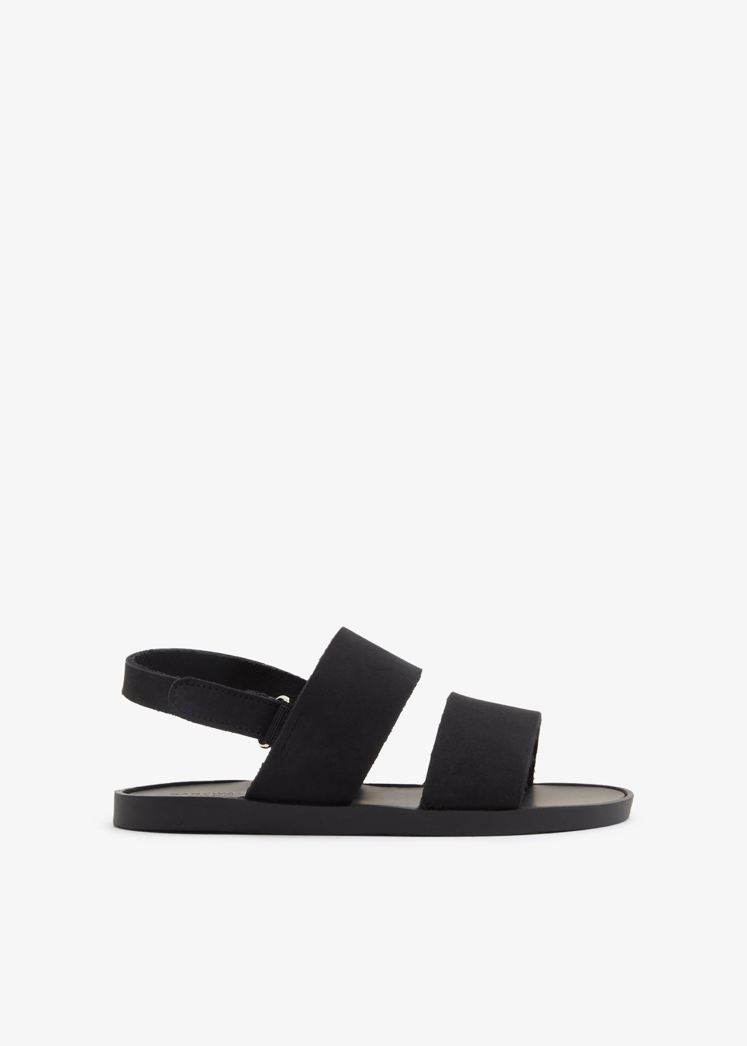 

Leather sandals, Black