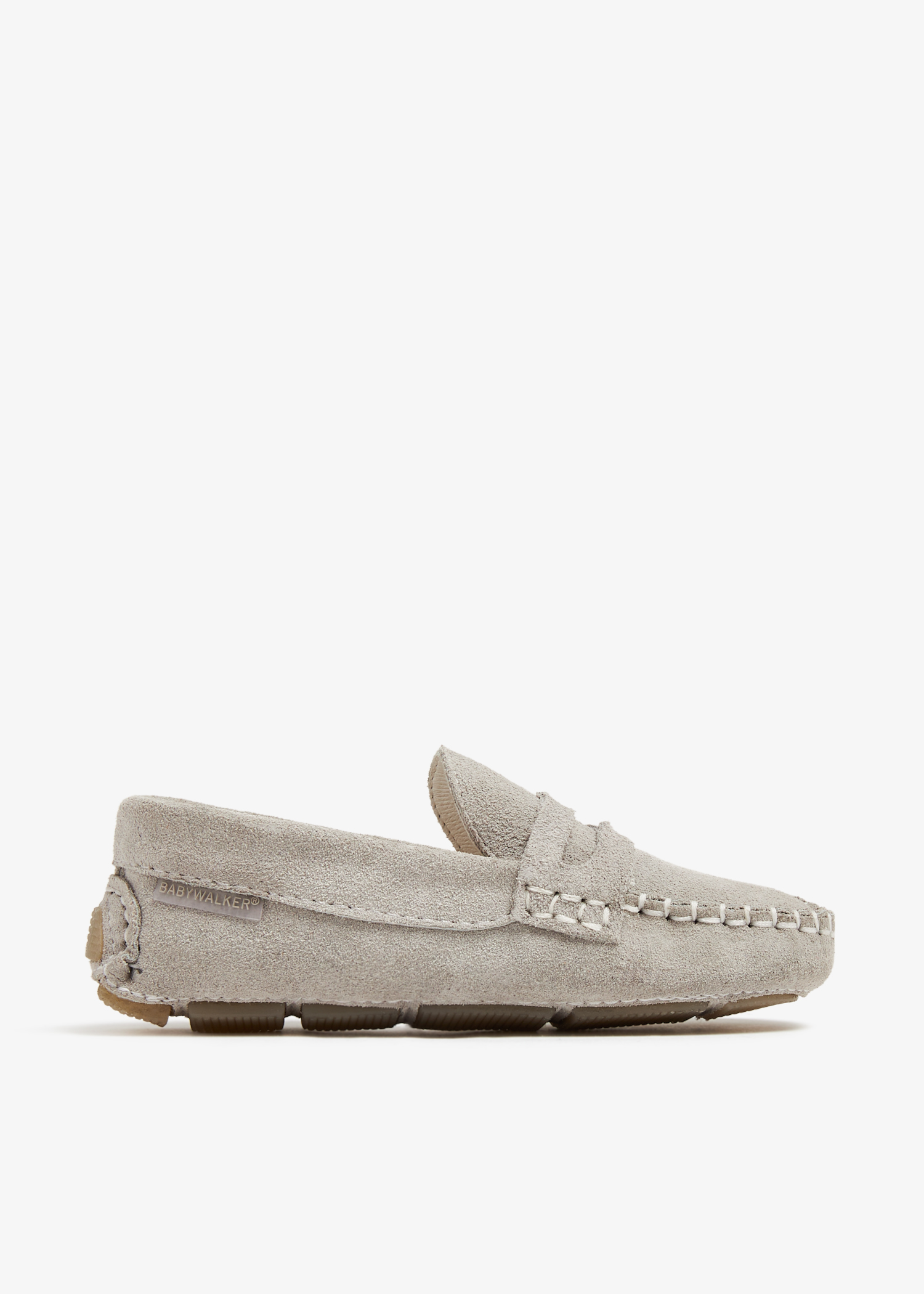 

Suede loafers, Grey