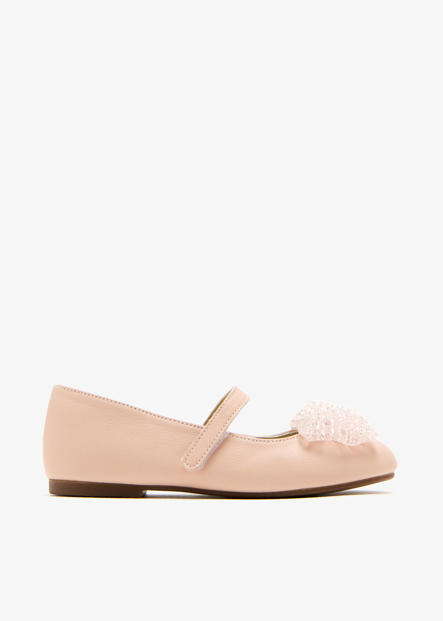 

Bow ballerinas, Beige