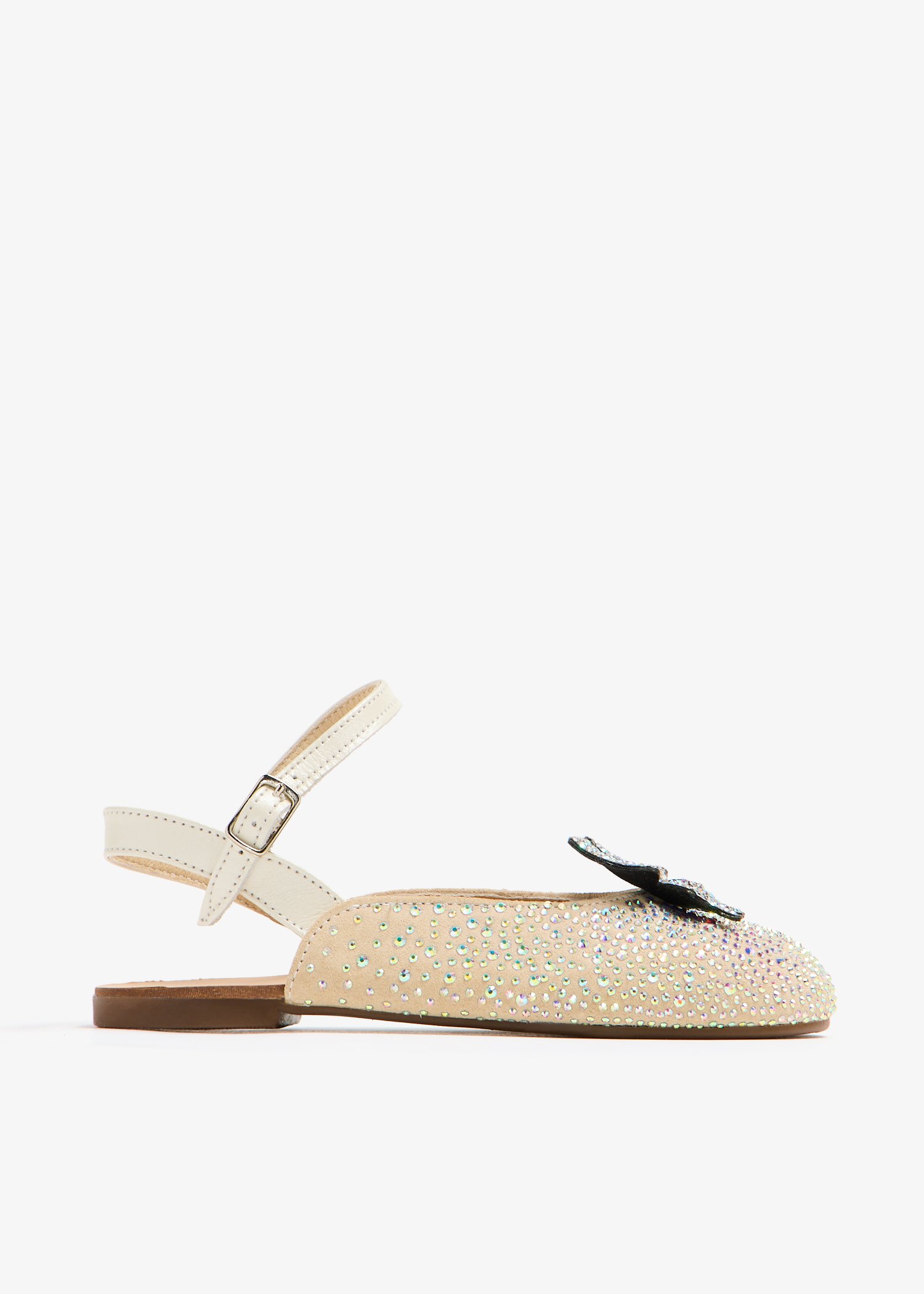 

Butterfly ballerinas, Beige