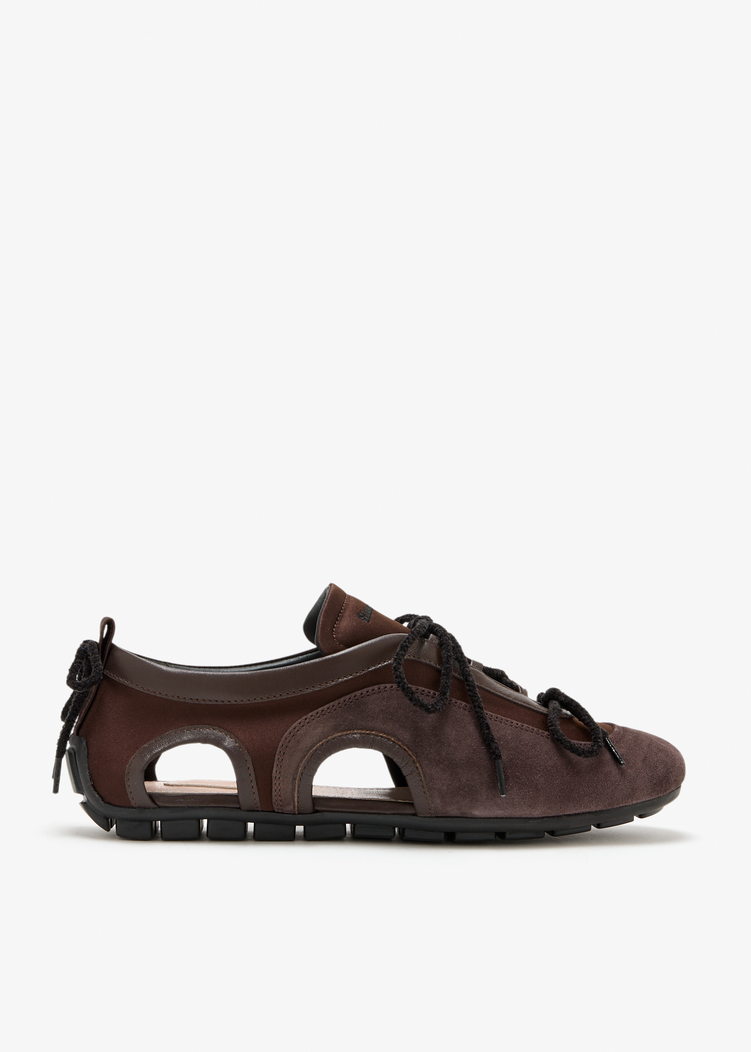 

Cut-out Ballerina Grip sneakers, Brown