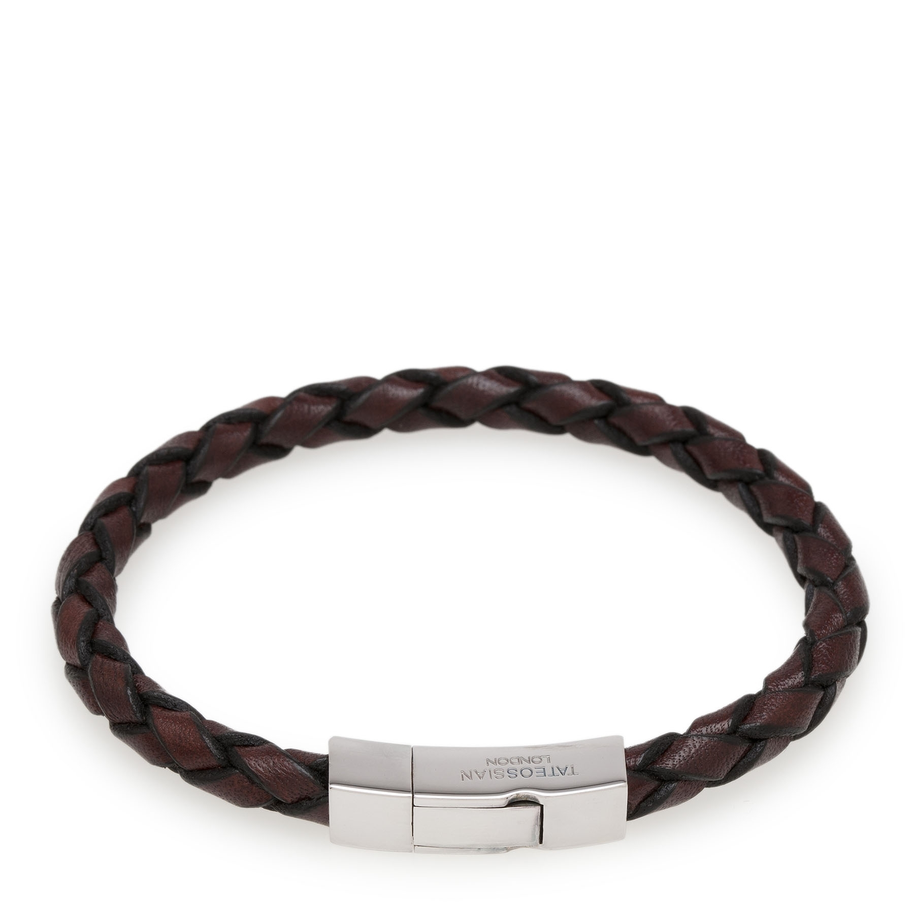 

Scoubidou leather bracelet, Brown