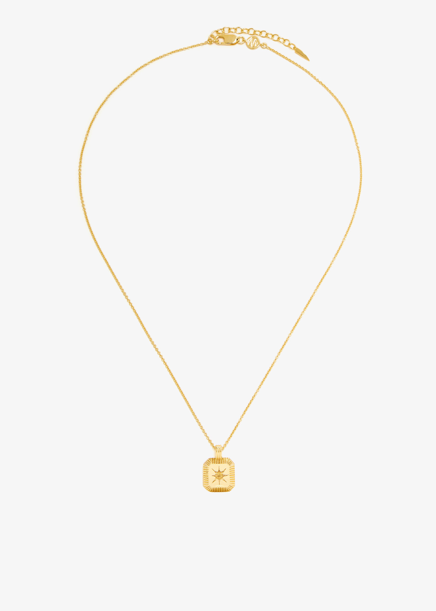 

November Birthstone pendant necklace, Gold