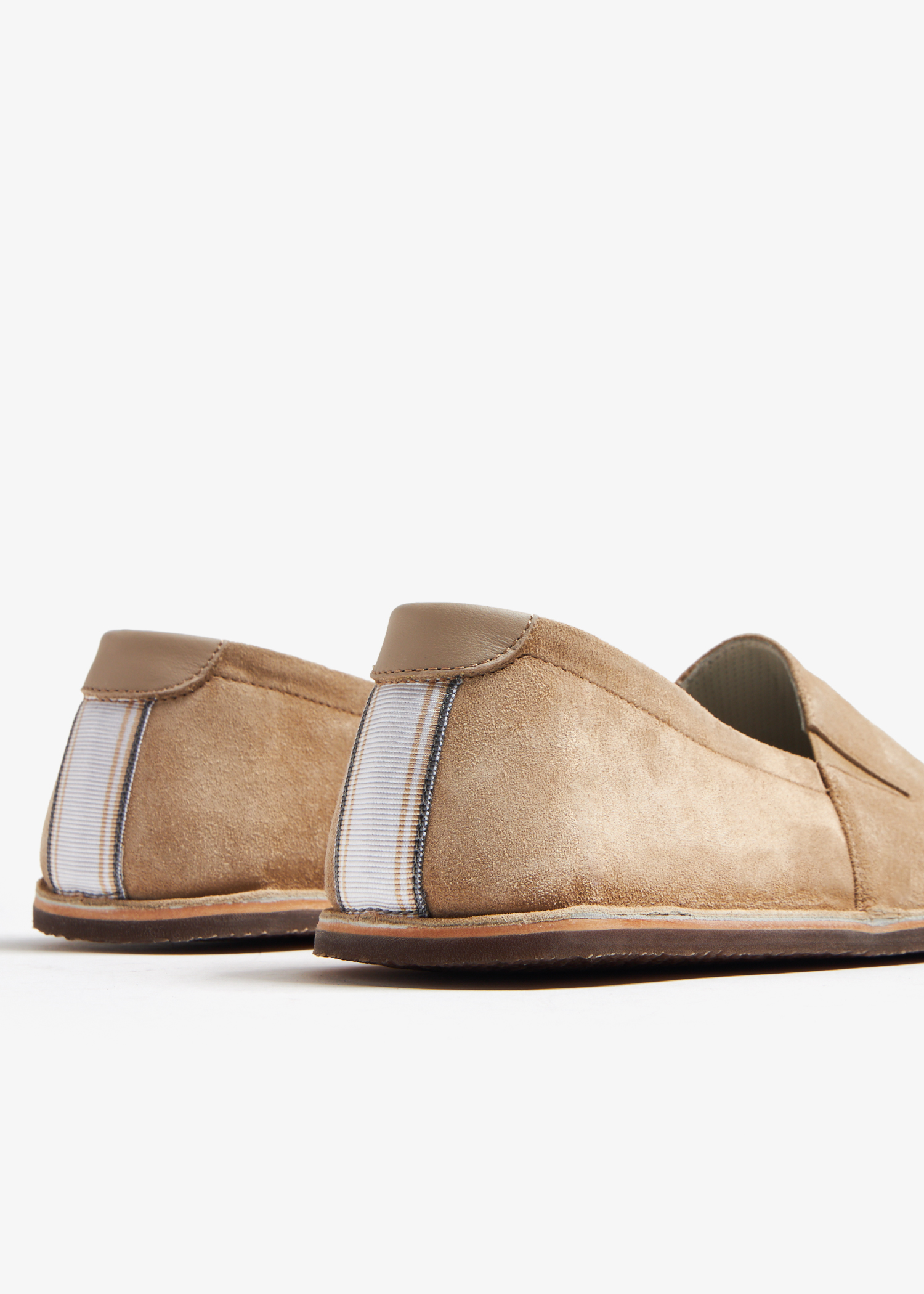 

Suede slippers, Beige