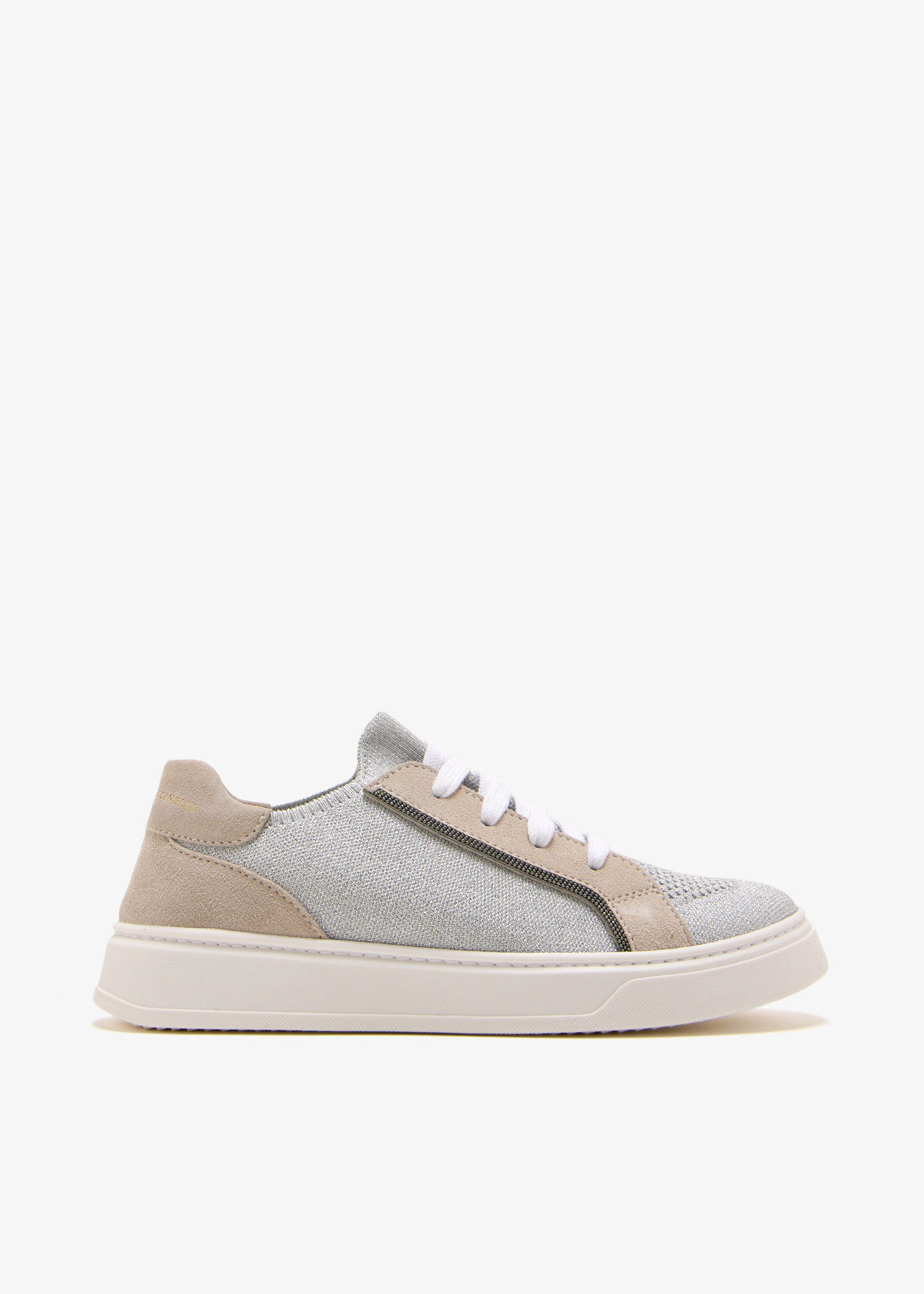 

Cotton knit sneakers, White