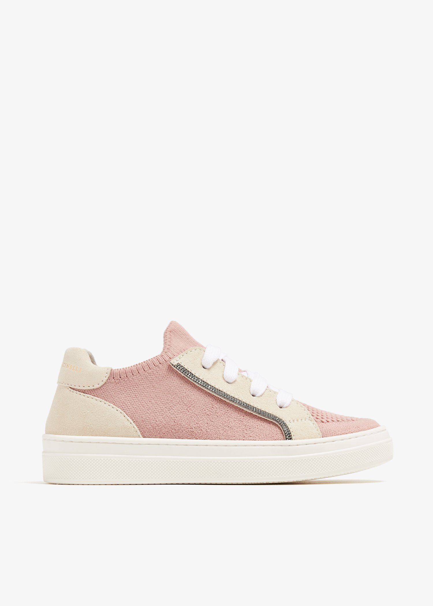 

Cotton knit sneakers, Pink