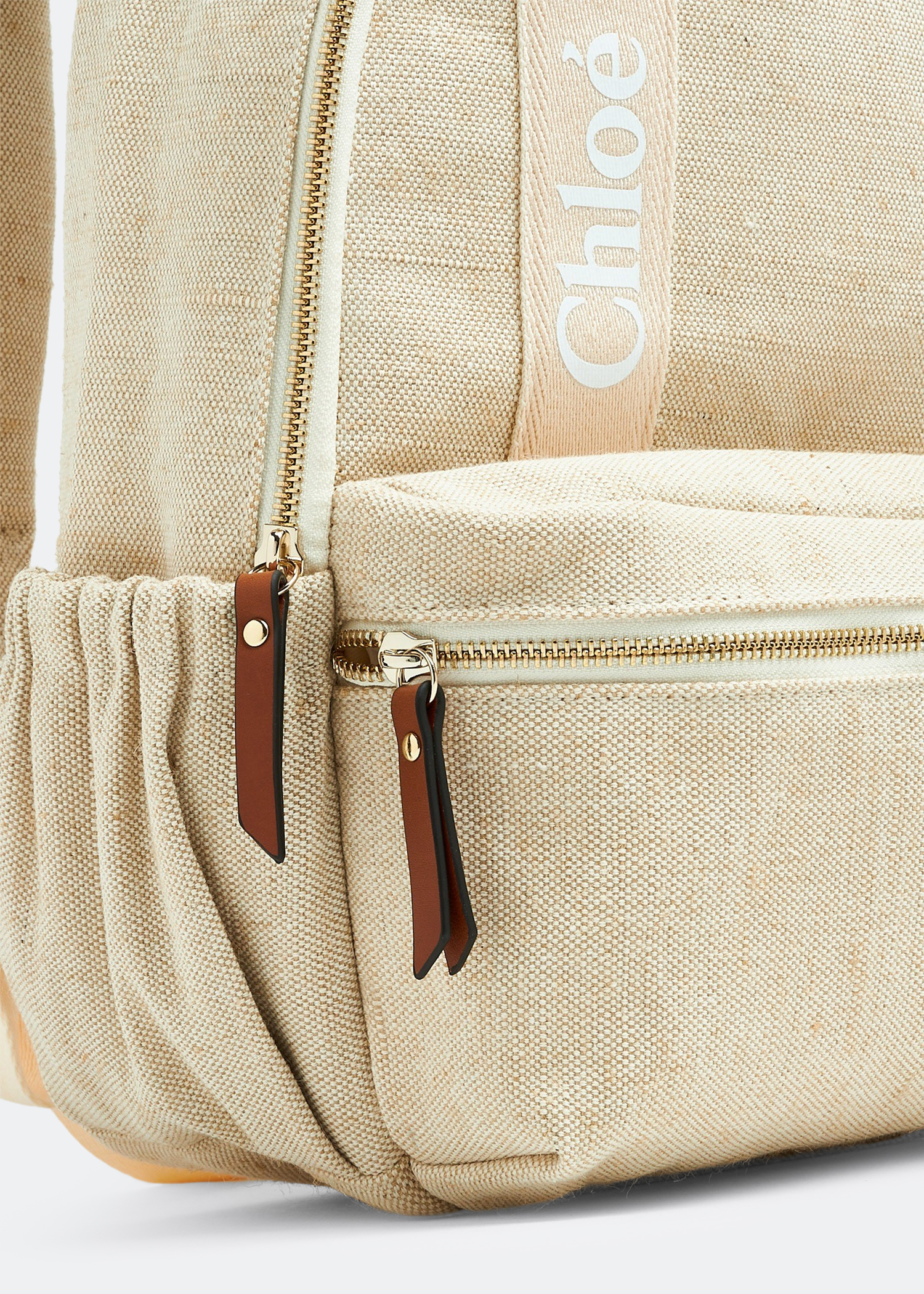 

Canvas backpack, Beige