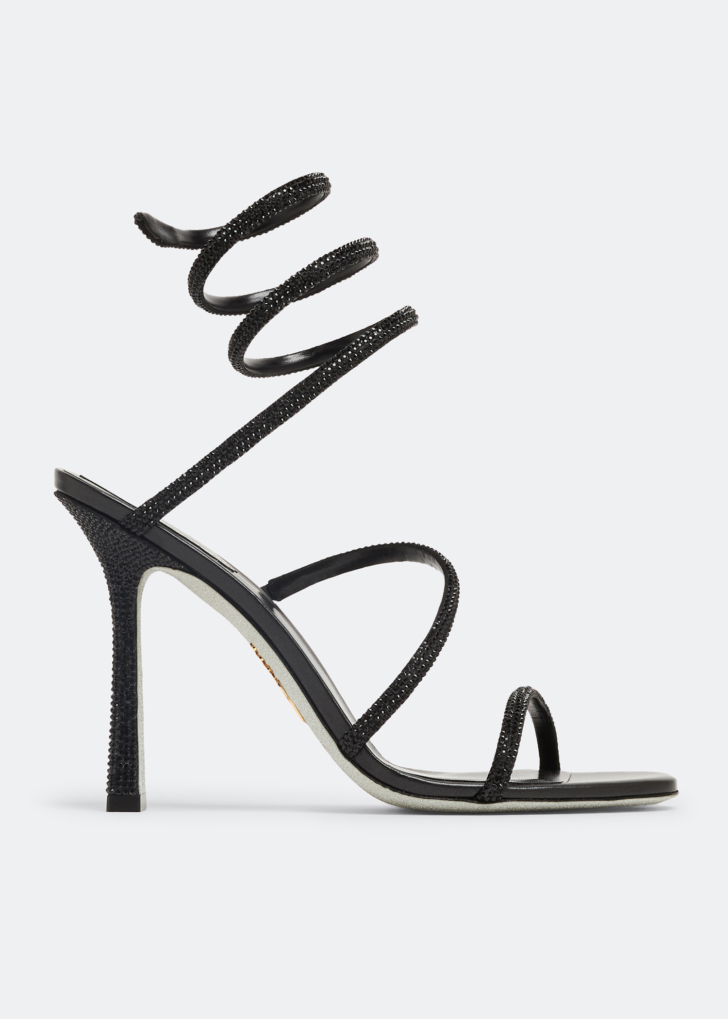 

Cleo crystal-embellished sandals, Black