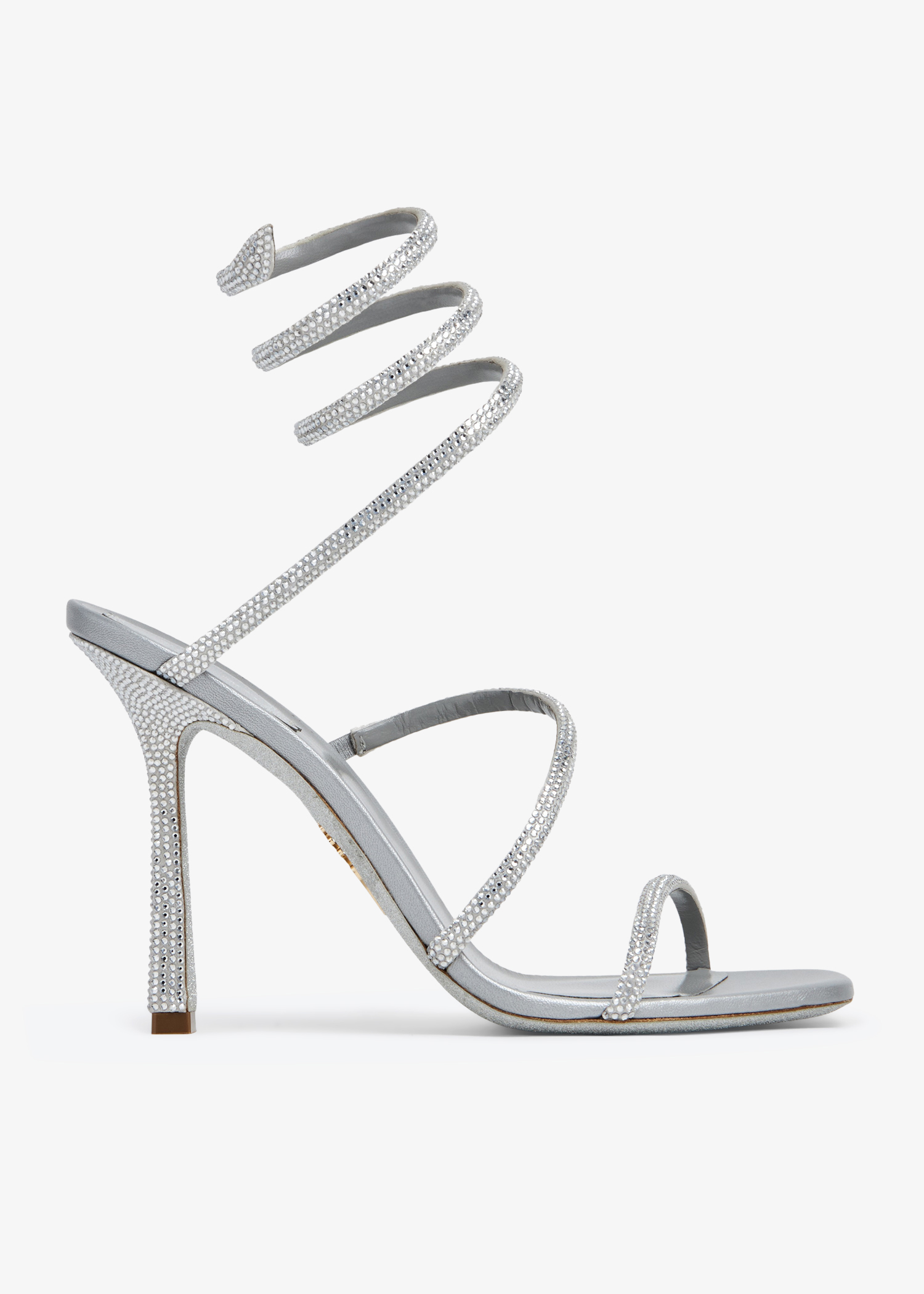 

Cleo crystal-embellished sandals, Grey