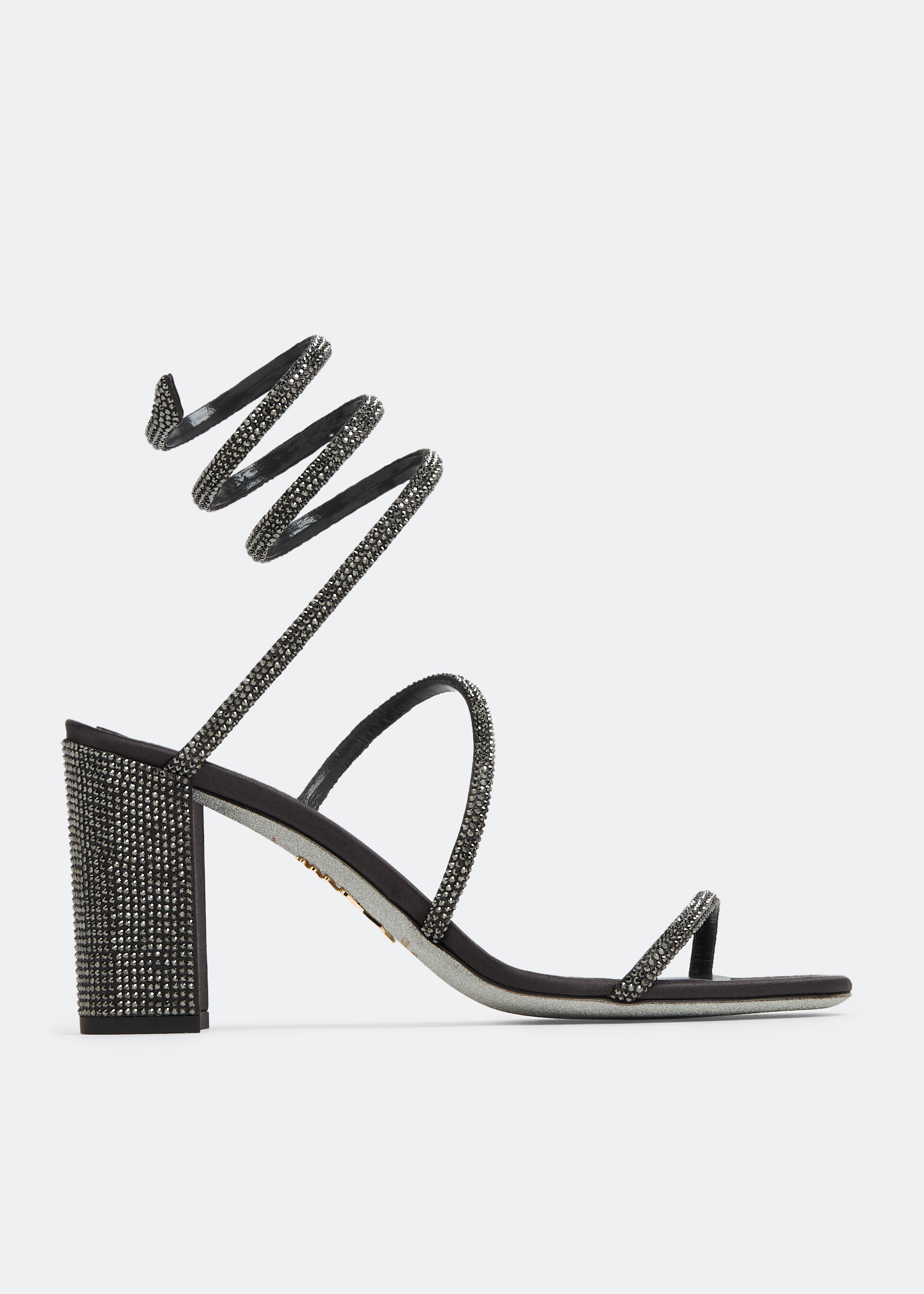 

Cleo crystal-embellished sandals, Grey