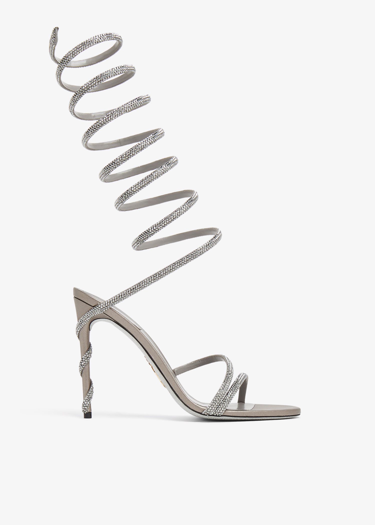 

Cleo crystal-embellished sandals, Silver