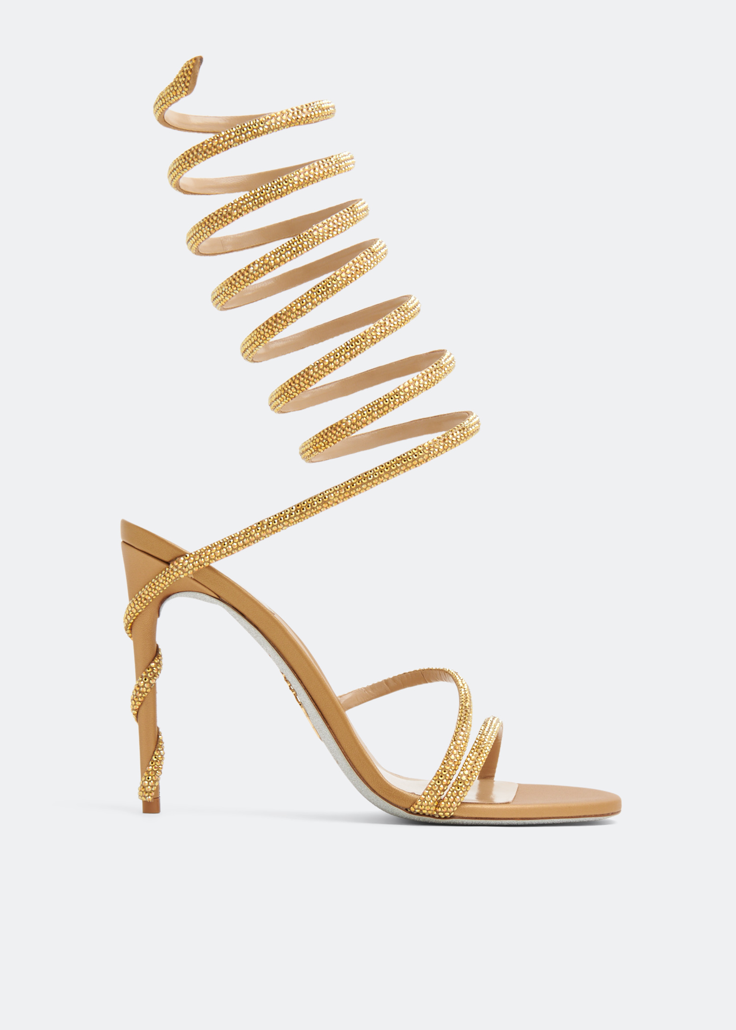 

Cleo crystal-embellished sandals, Gold