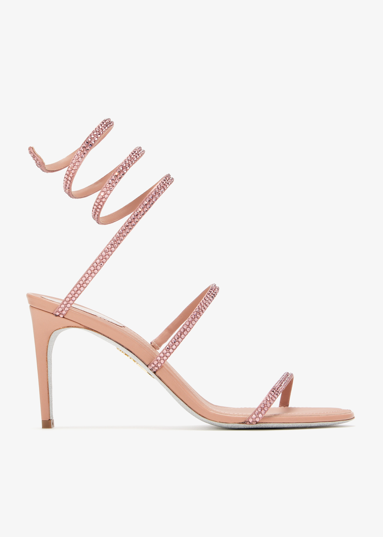 

Cleo crystal-embellished sandals, Pink