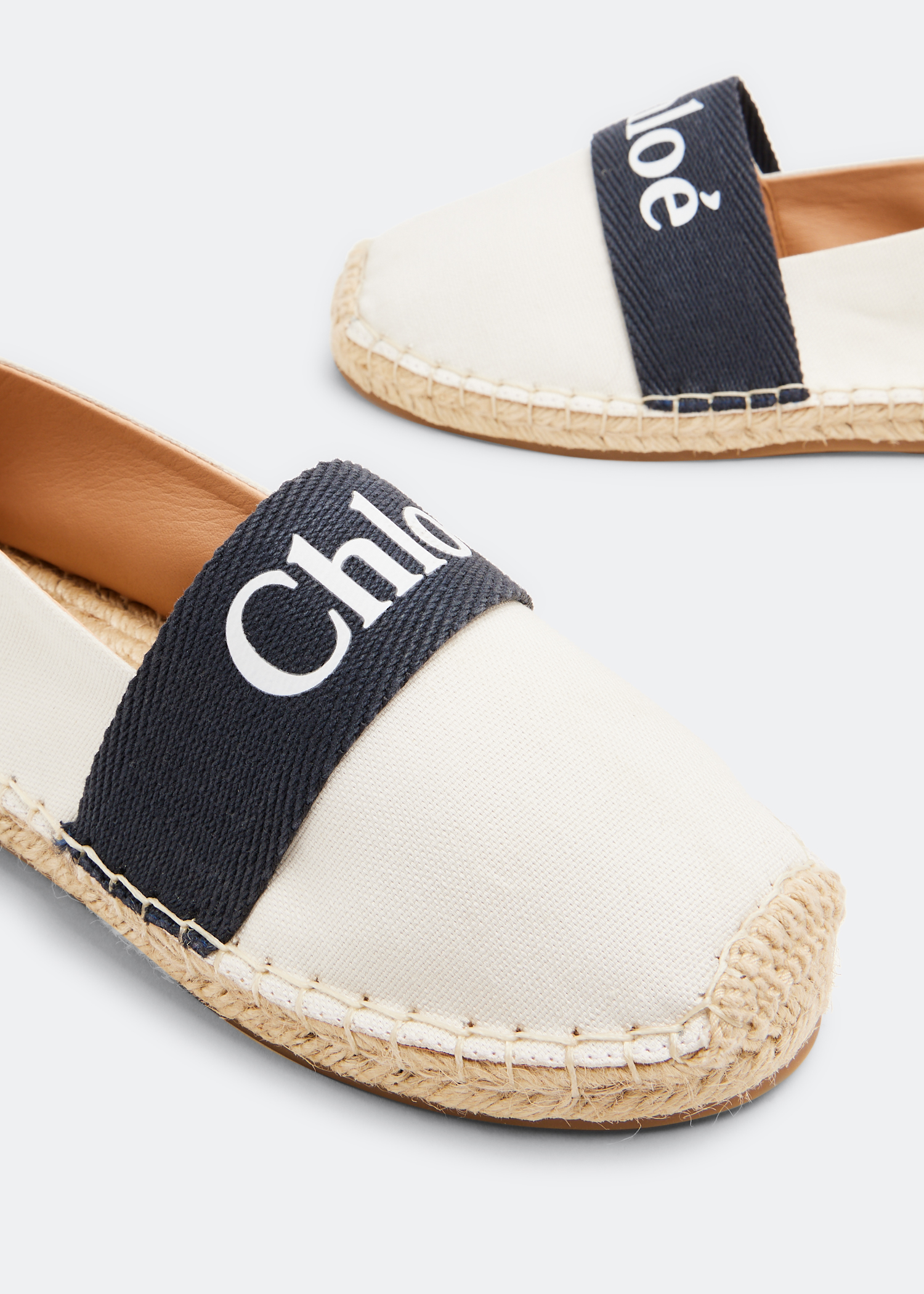 

Woody flat espadrilles, White