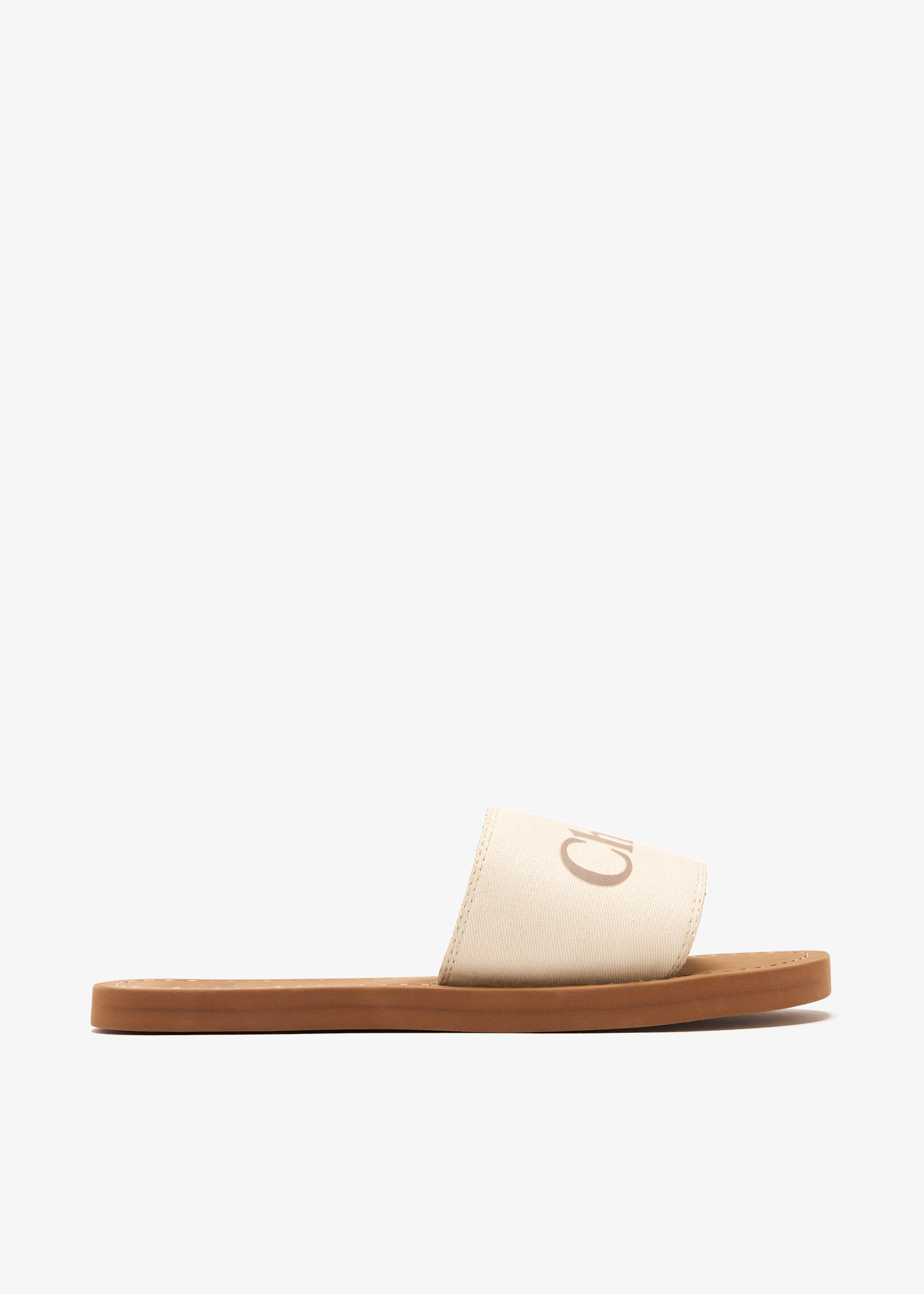 

Logo sandals, Beige