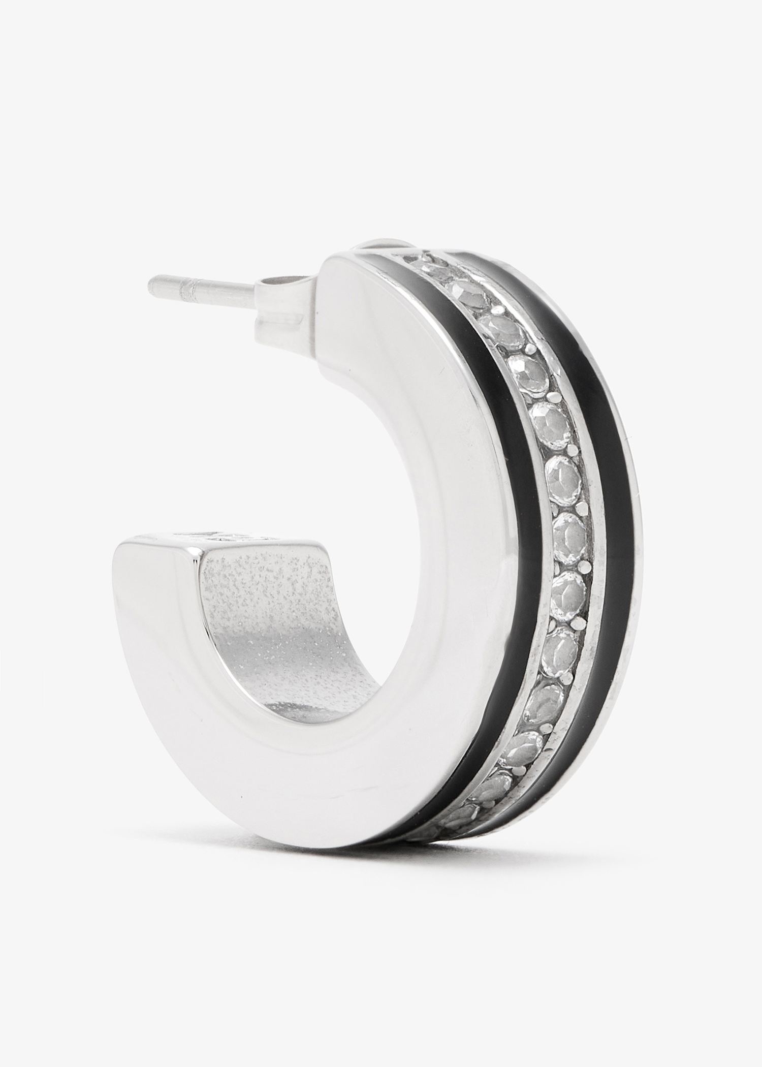 

Glam single earring, Silver