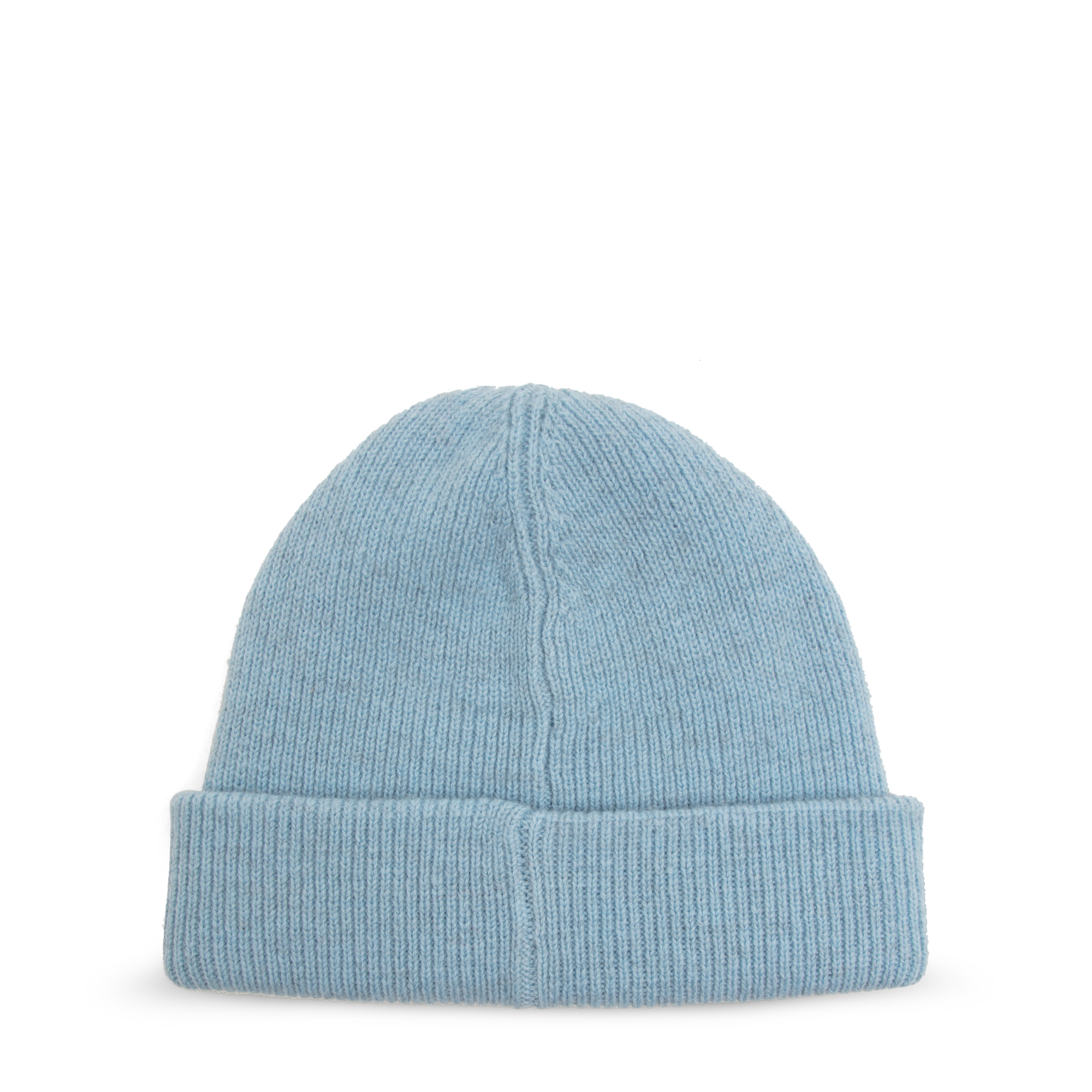 

Rib-knit beanie hat, Blue