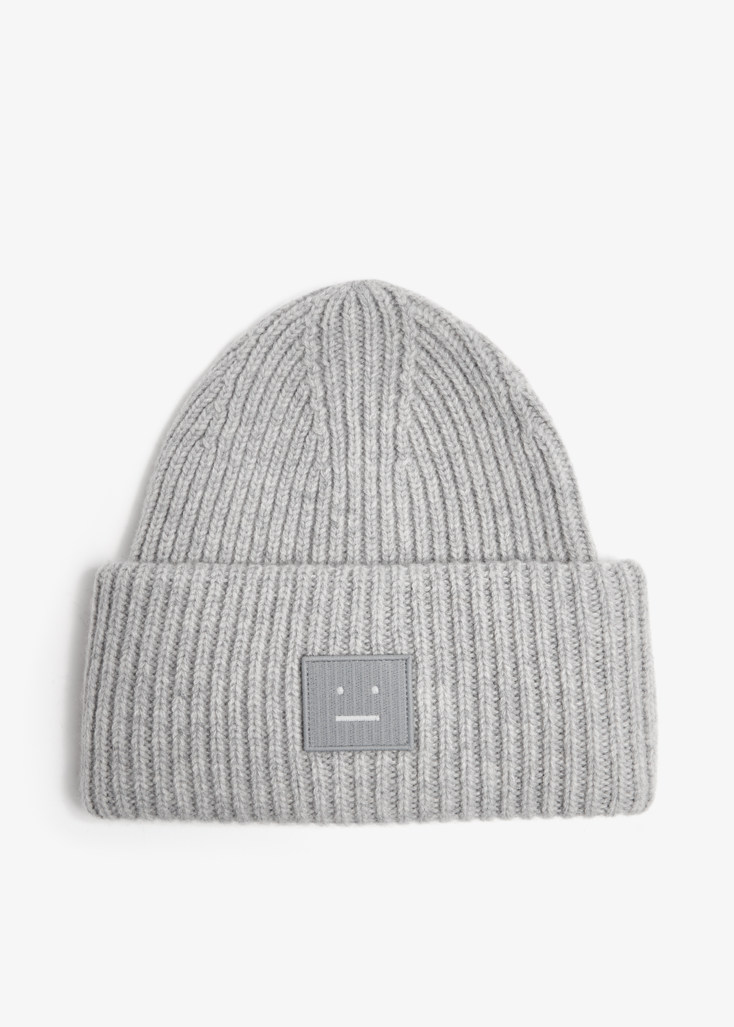 

Ribbed beanie hat, Grey
