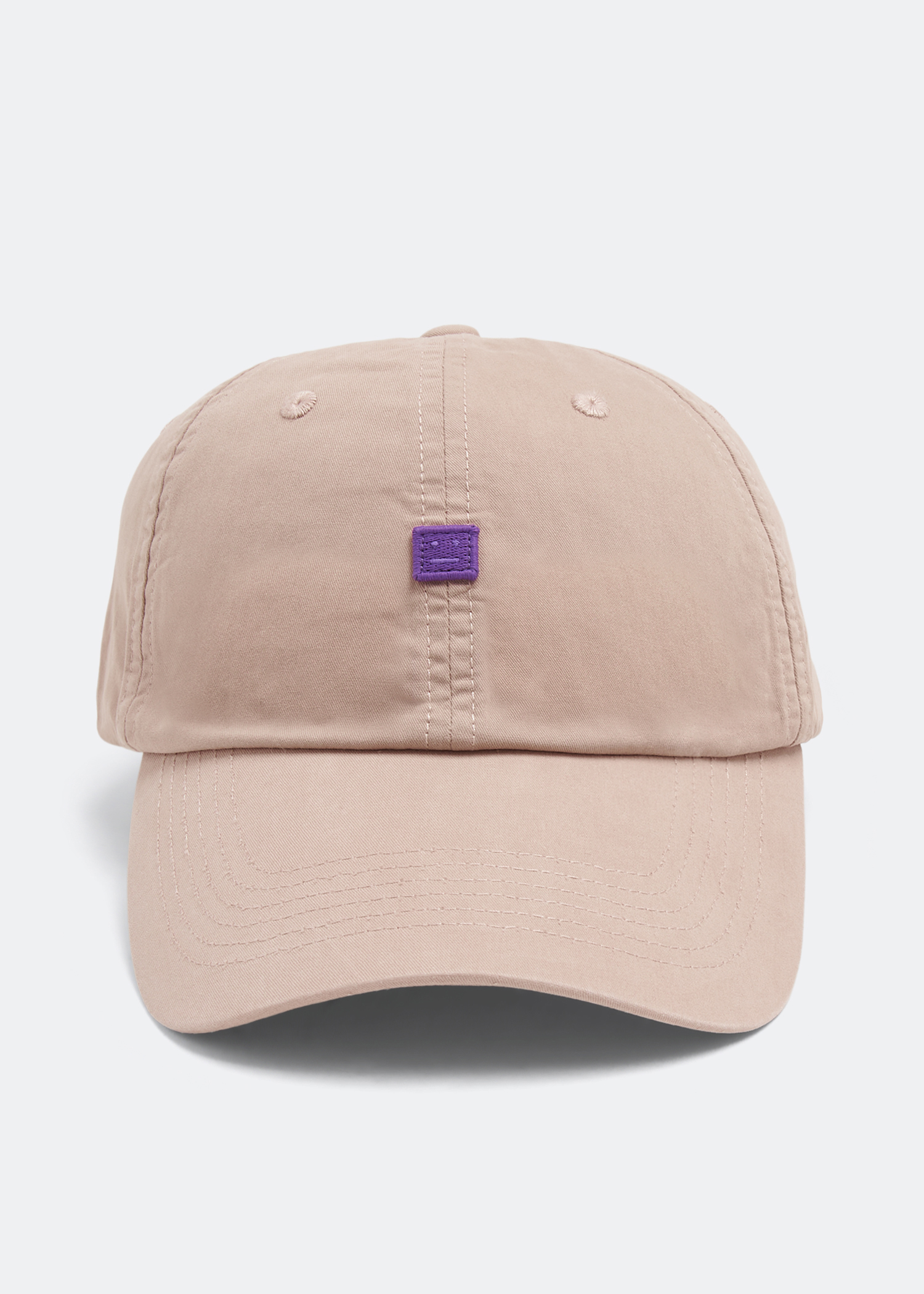 

Face logo cap, Beige