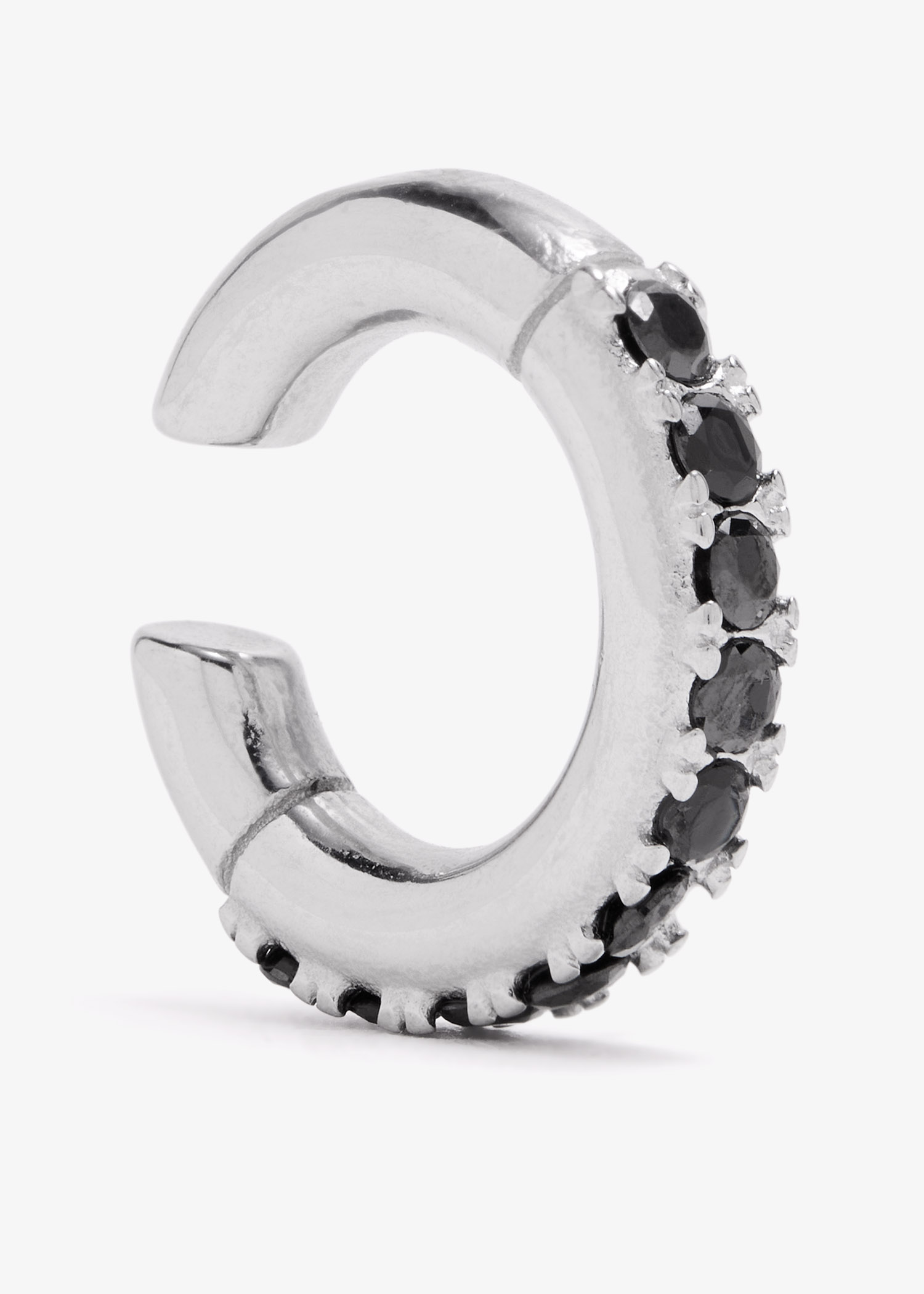 

Kim large ear cuff, Silver